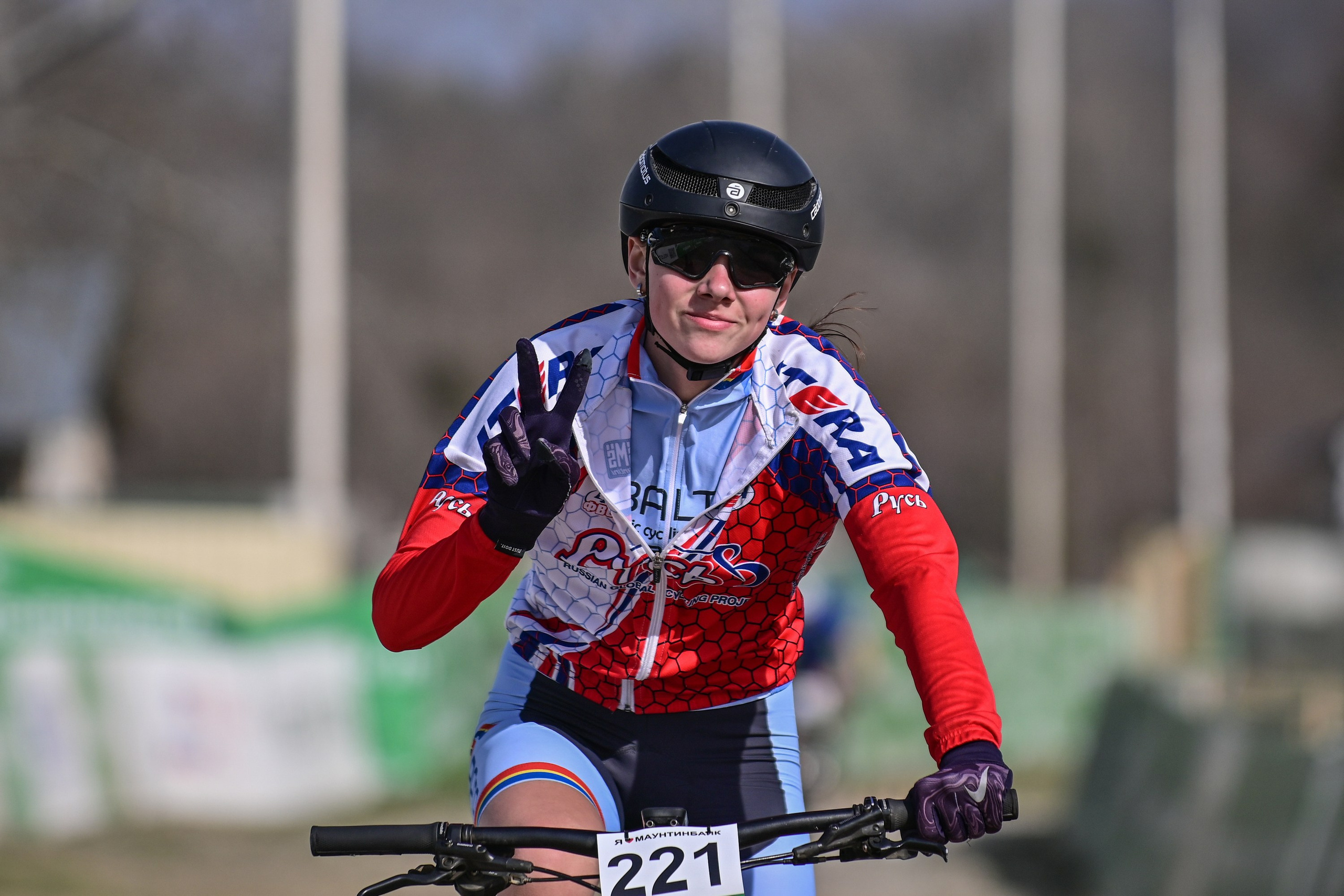 Маунтинбайк, кросс-кантри в Архипо-Осиповке 16 марта 2025. Спортивный фотограф, фотожурналист Павел Ларькин