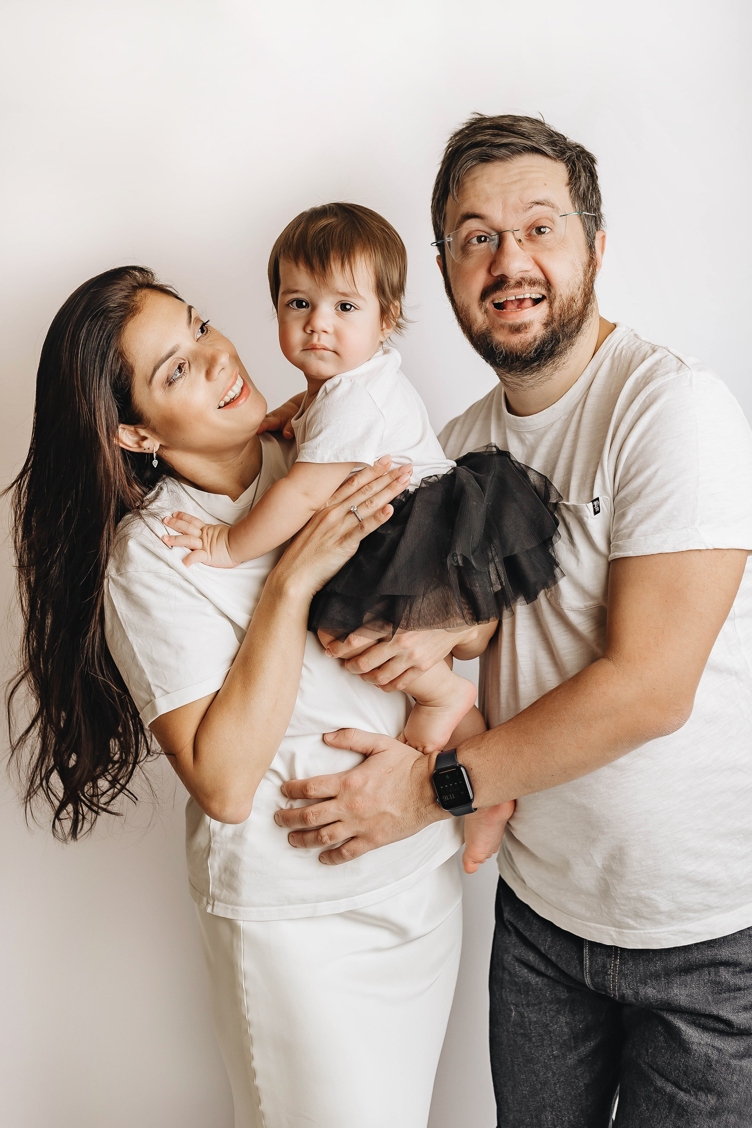 Семейные фото на годиках. Фотограф новорожденных Серпухов, Протвино, Москва I Марина Бурмистрова