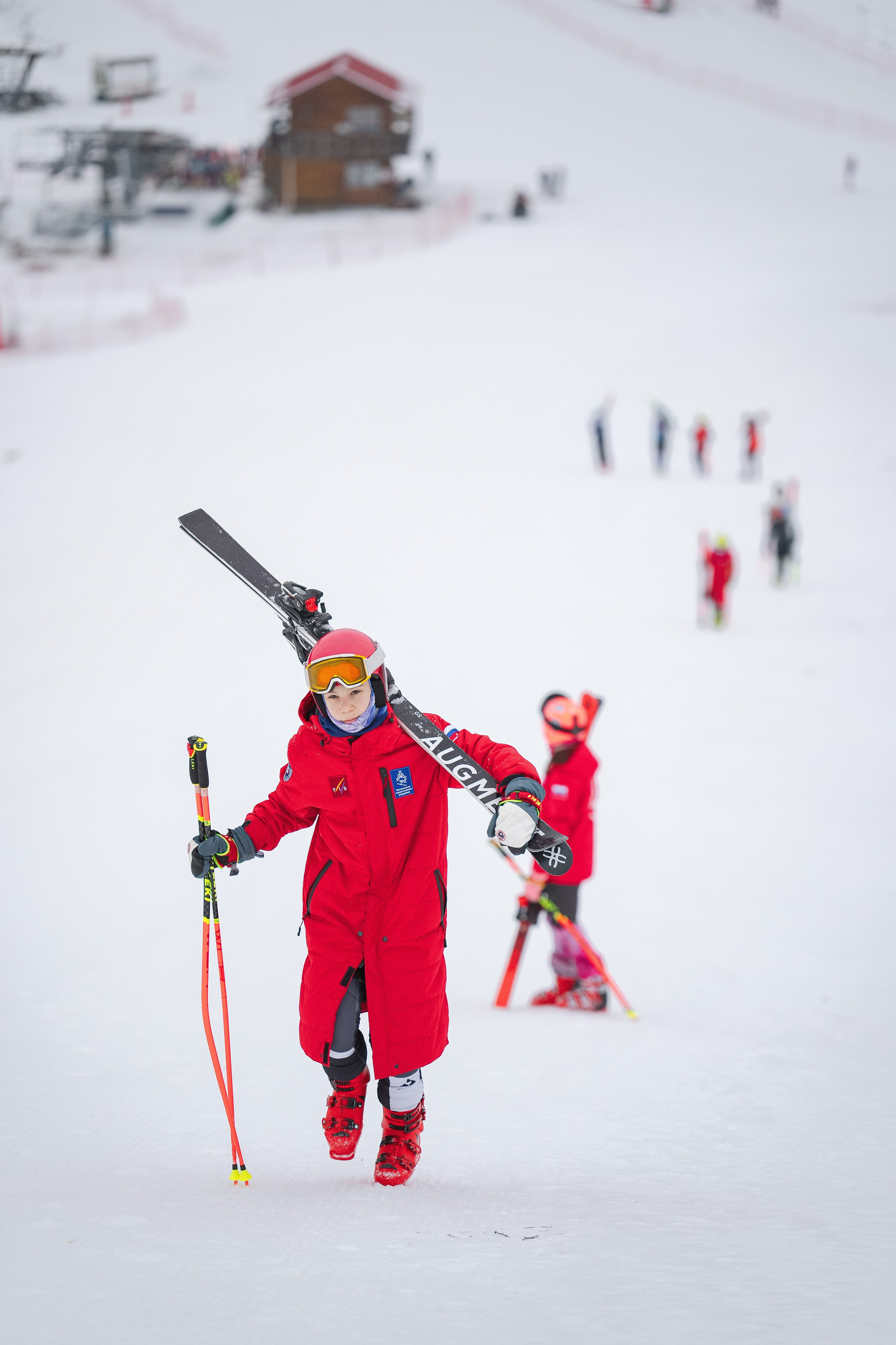 Горные лыжи. Первенство Центрального Федерального Округа. GS U14 Шуколово. Фотограф Студитский Евгений