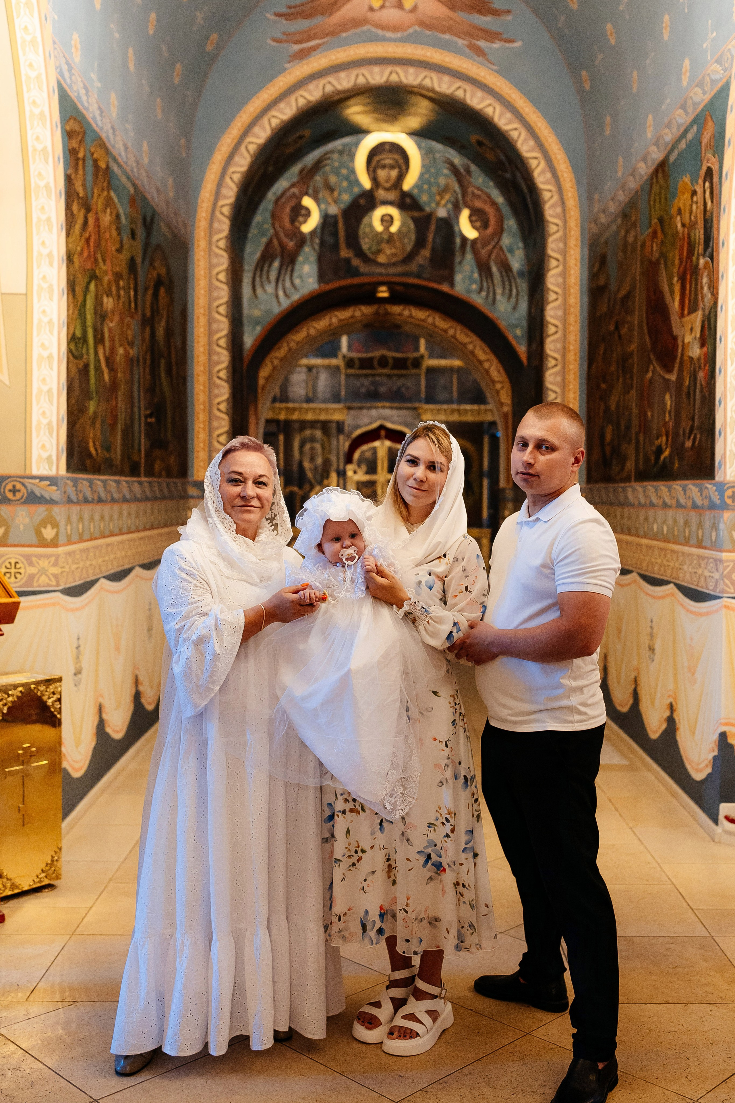 Крещение Полины. Семейный и детский фотограф в Москве Александра Мак