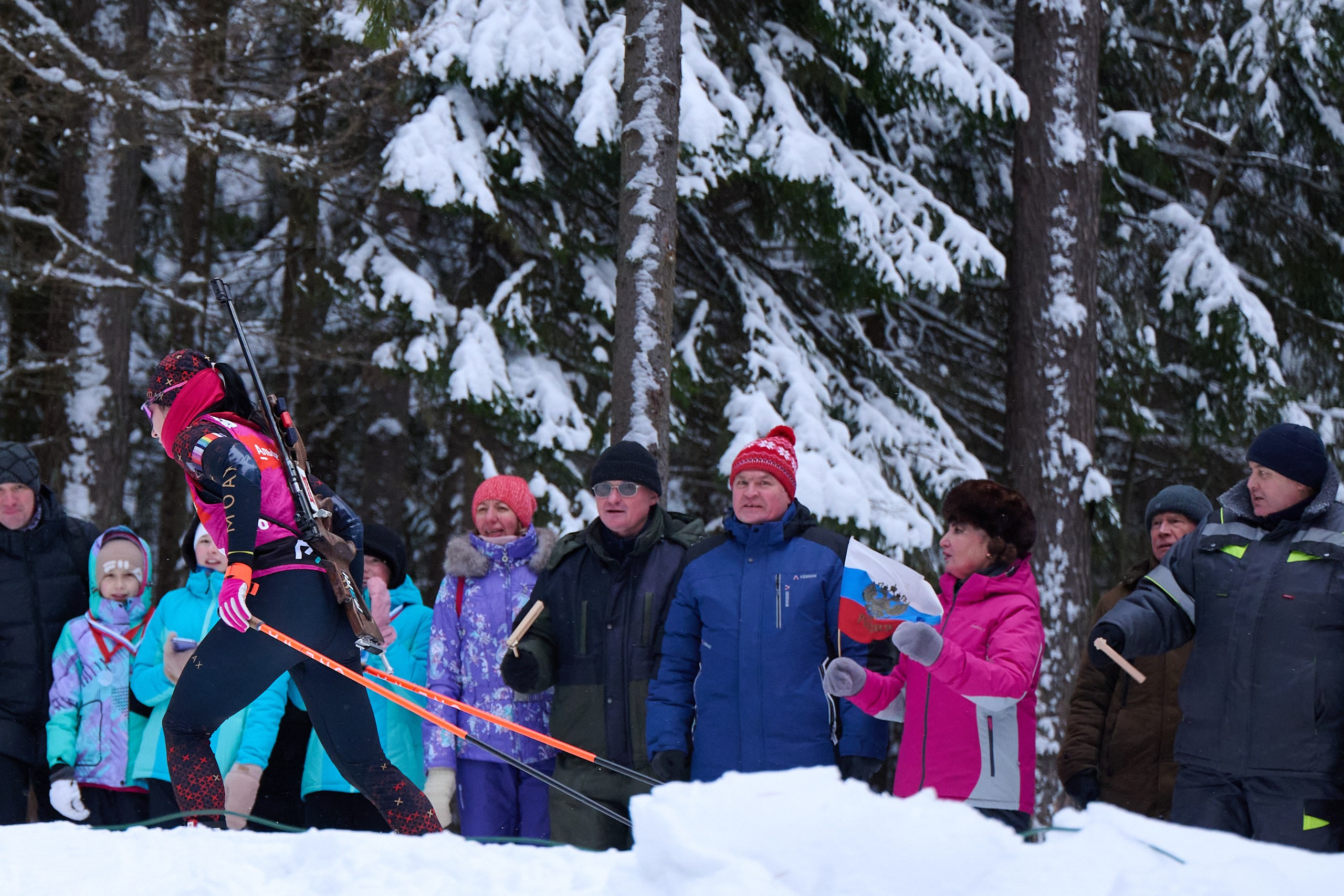 Биатлон. Чемпионат России — 2024/2025, 3-й этап, Ижевск. Ижевская винтовка. Спортивный репортажный фотограф в Ижевске Сергей Мерзляков