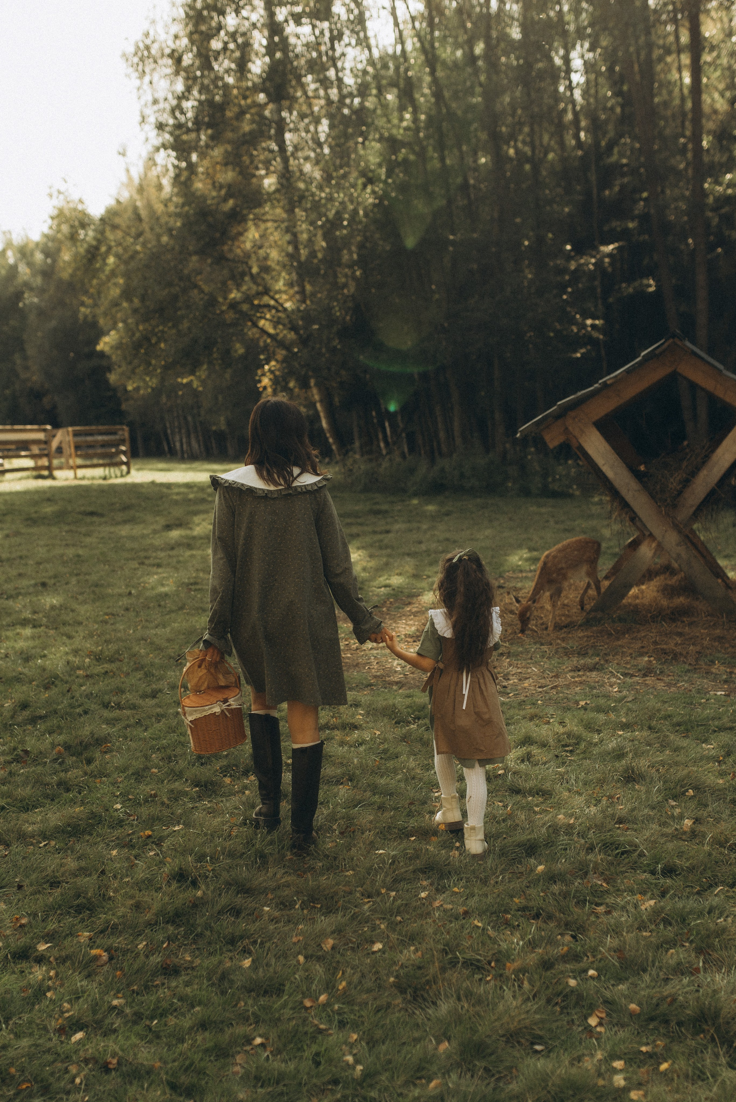 Прогулка к оленям. Семейный фотограф в Москве Екатерина Север