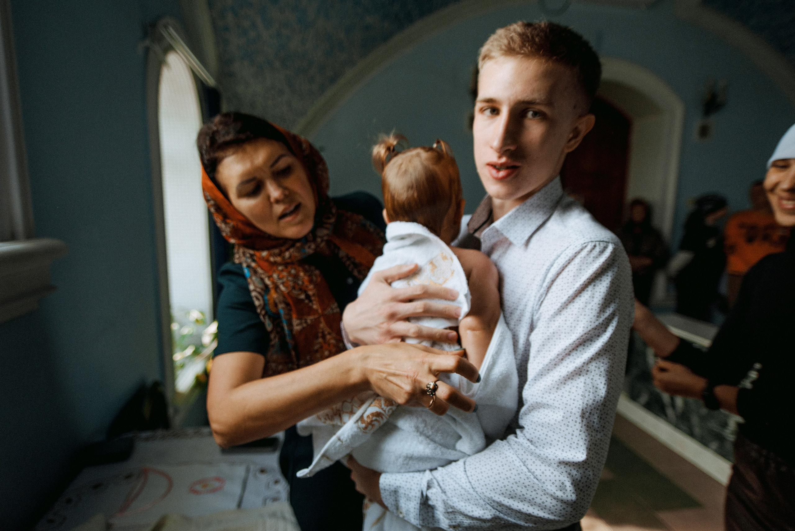 Крещение Софии. Семейный документальный фотограф в Волгограде Мариэта Додина