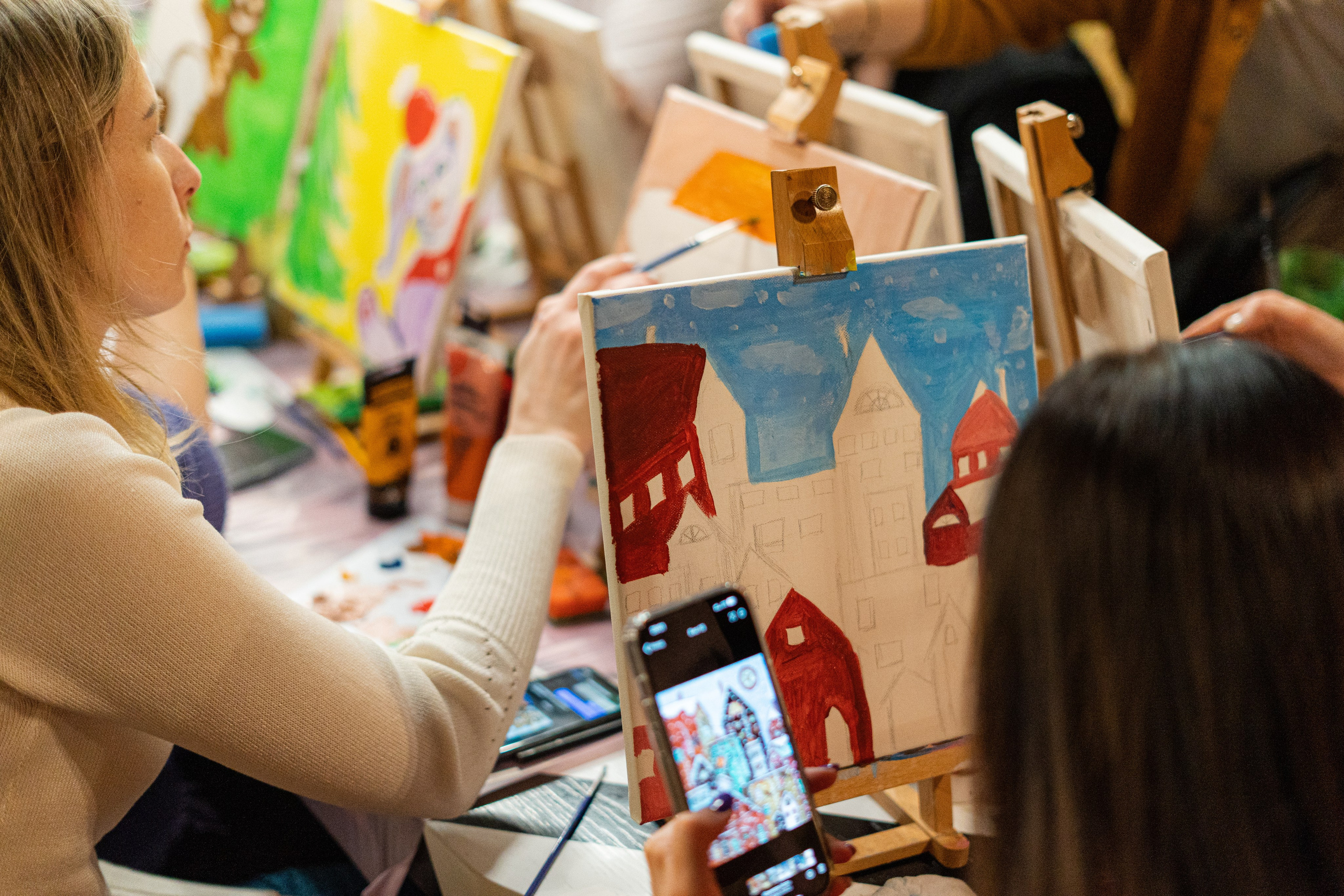 Корпоратив Teach Me Art 2. Портретный фотограф в Москве и Санкт-Петербурге Арина Чех