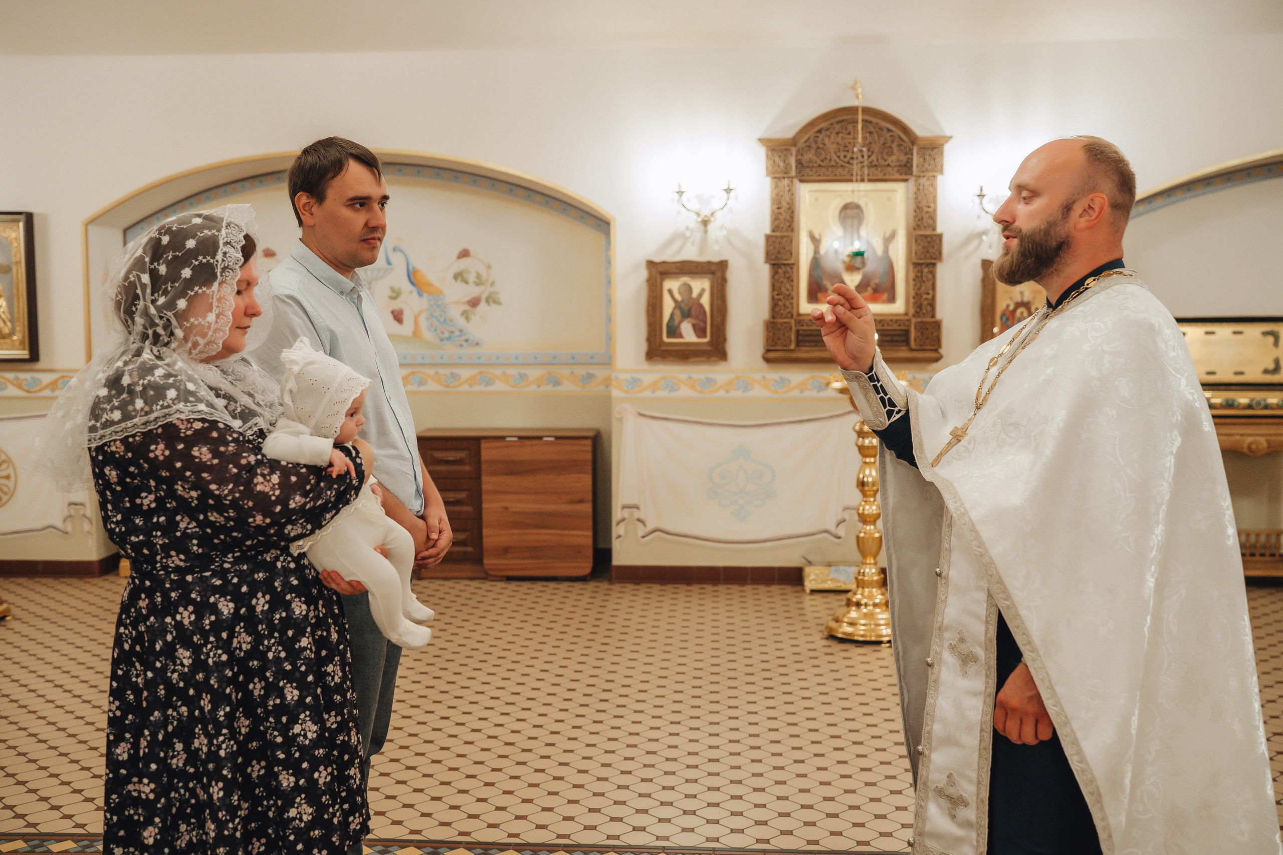Крещение Ксении. Свадебный и семейный фотограф Пушкин Царское Село СПБ Питер Санкт-Петербург и Рязань Ольга Козлова