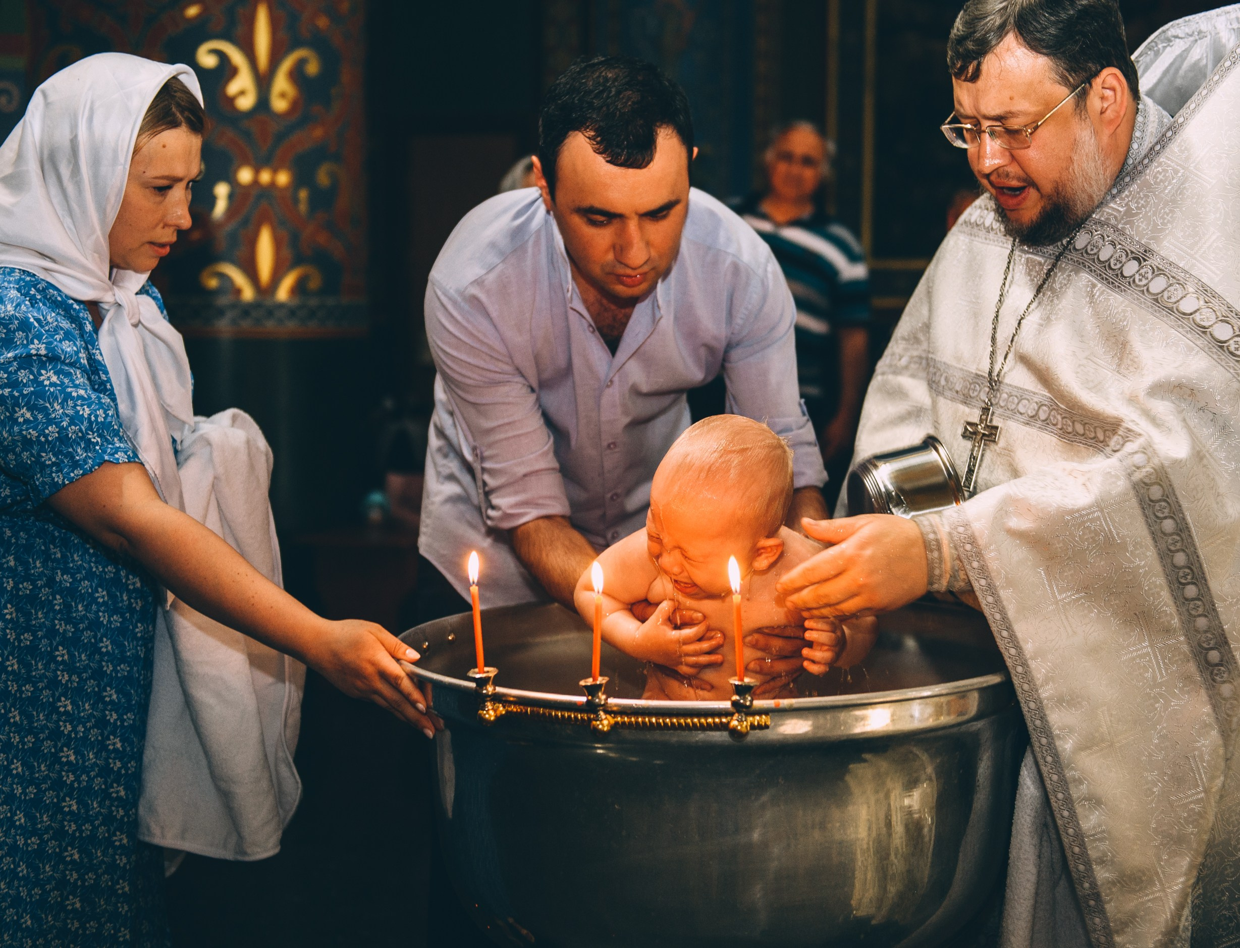 Крещение в храме Нерукотворного Образа Христа Спасителя. Свадебный и семейный фотограф София Невская