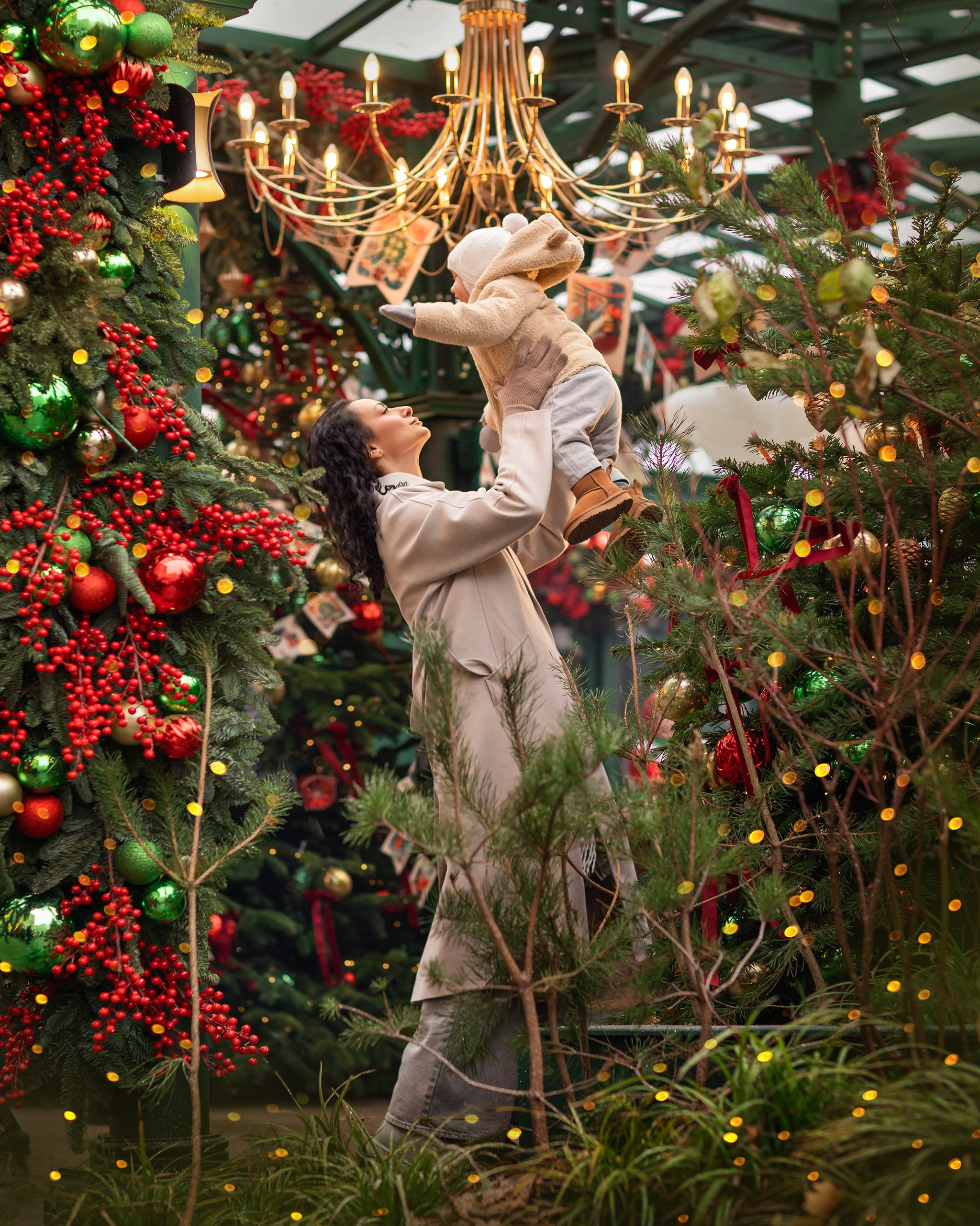 Новогодняя прогулка. Детский и семейный фотограф Елена Михайлова в Москве