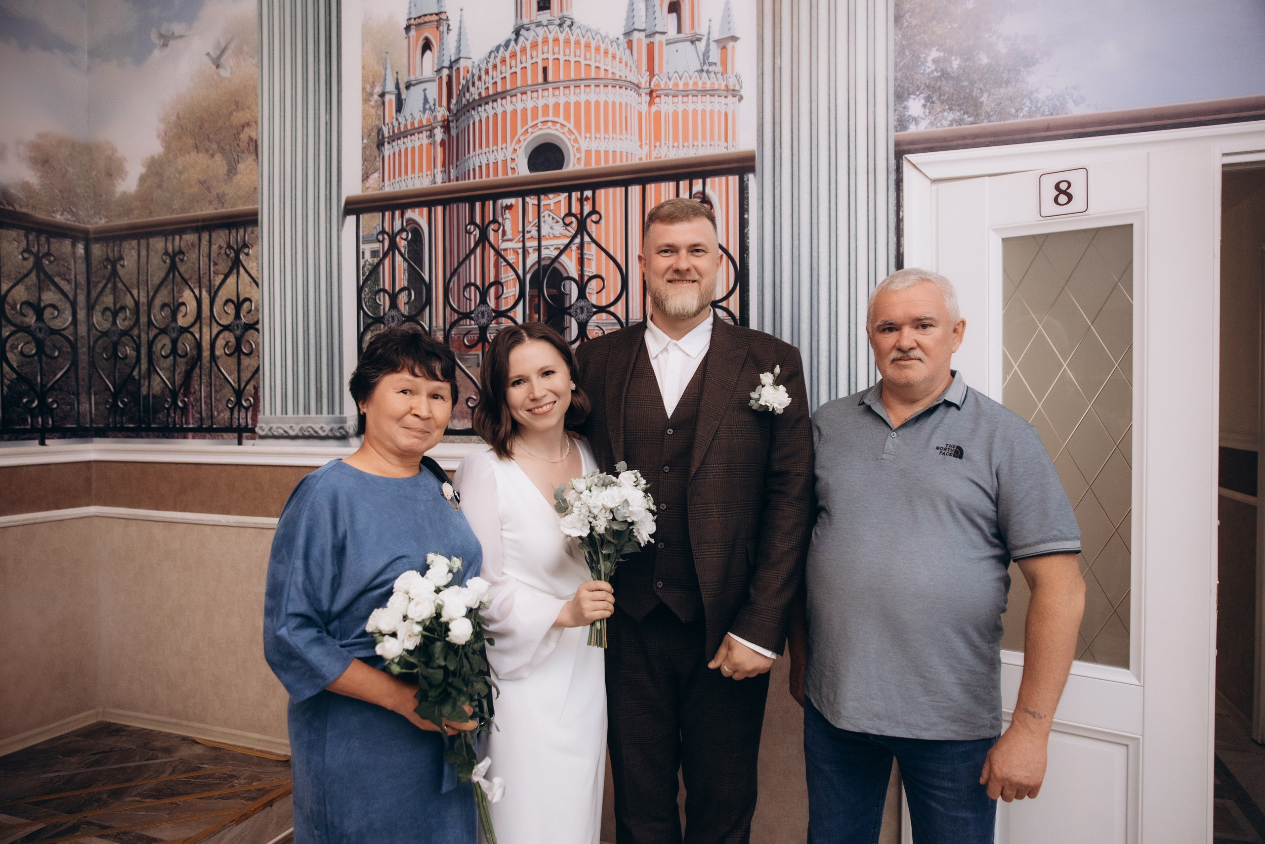 Свадебная фотосессия в Загсе Московского района в Санкт-Петербурге. Фотограф в Санкт-Петербурге Разиля Идиятуллина
