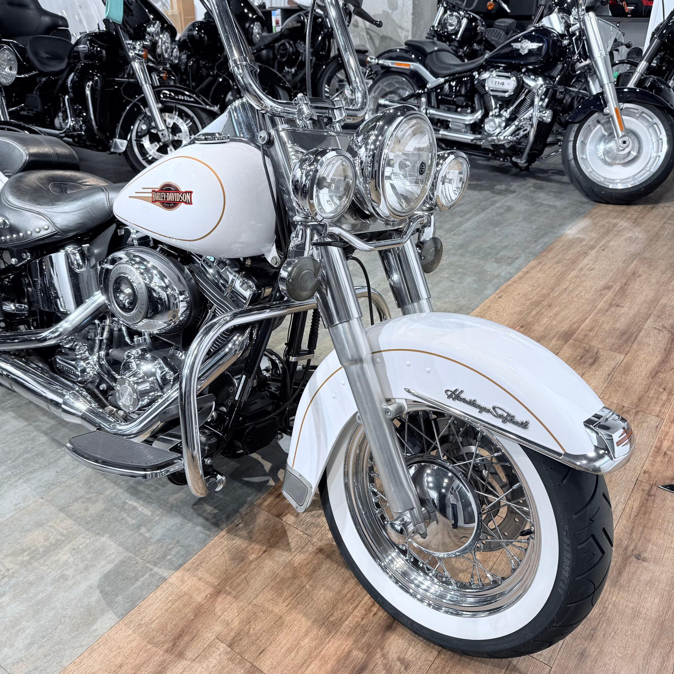 2007 Softail Heritаgе 96 Whitе Pearl. Hello Davidson, Москва. Только хорошие мотоциклы…