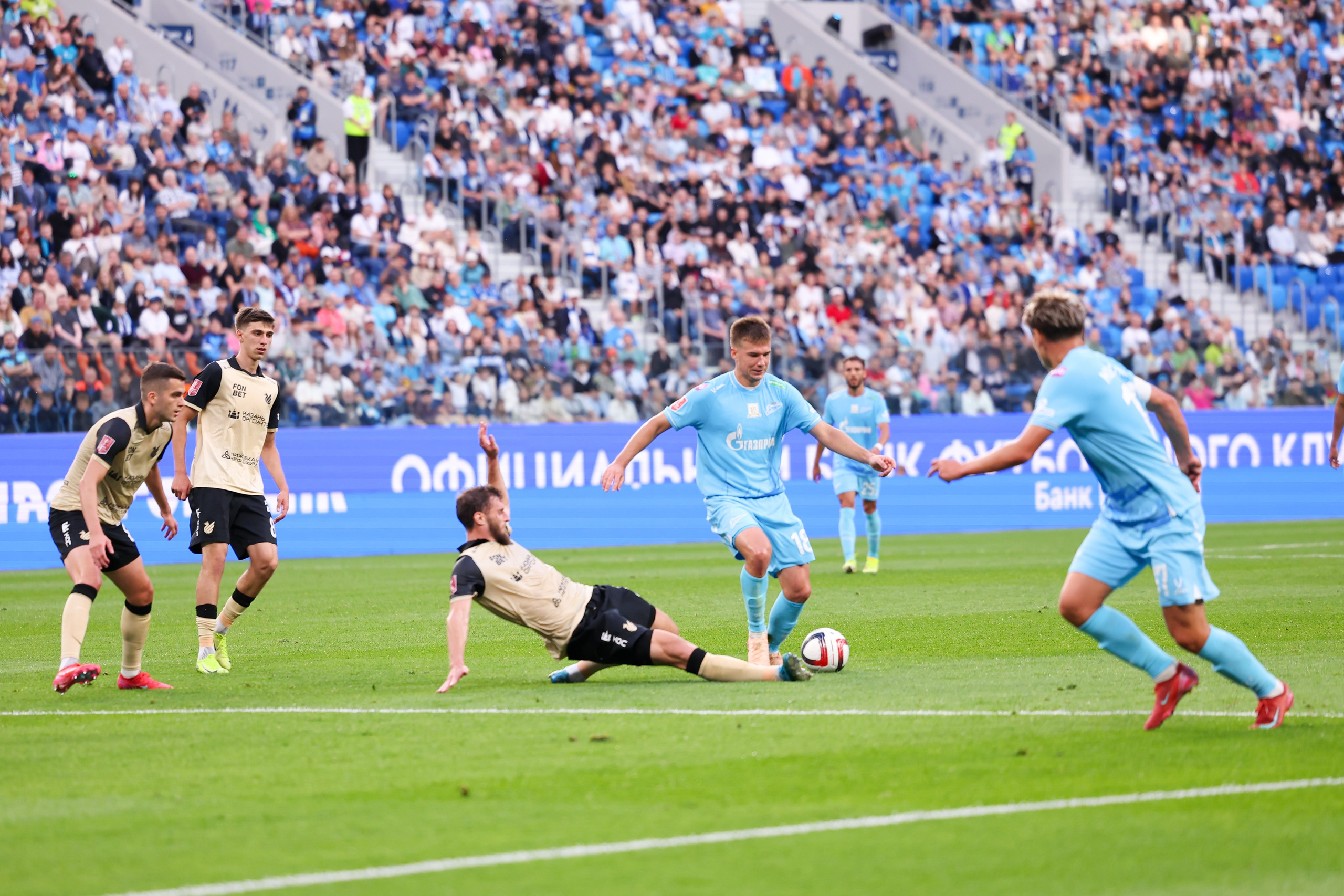 ФК Зенит — ФК Рубин Кубок России 2025/26 12.08.2025. Спортивный и репортажный фотограф Антон Тереханов