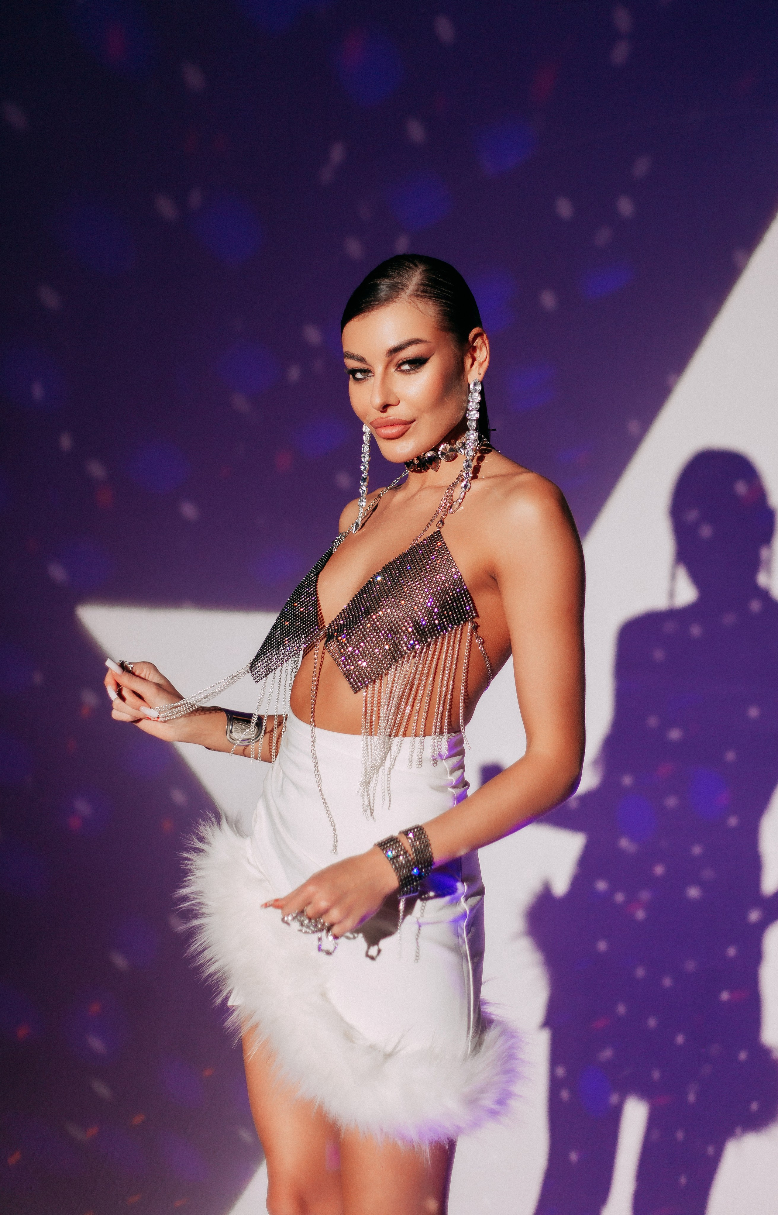 Маска гобо + цветные фильтры. Фотограф Москва Дарья Дорожинская