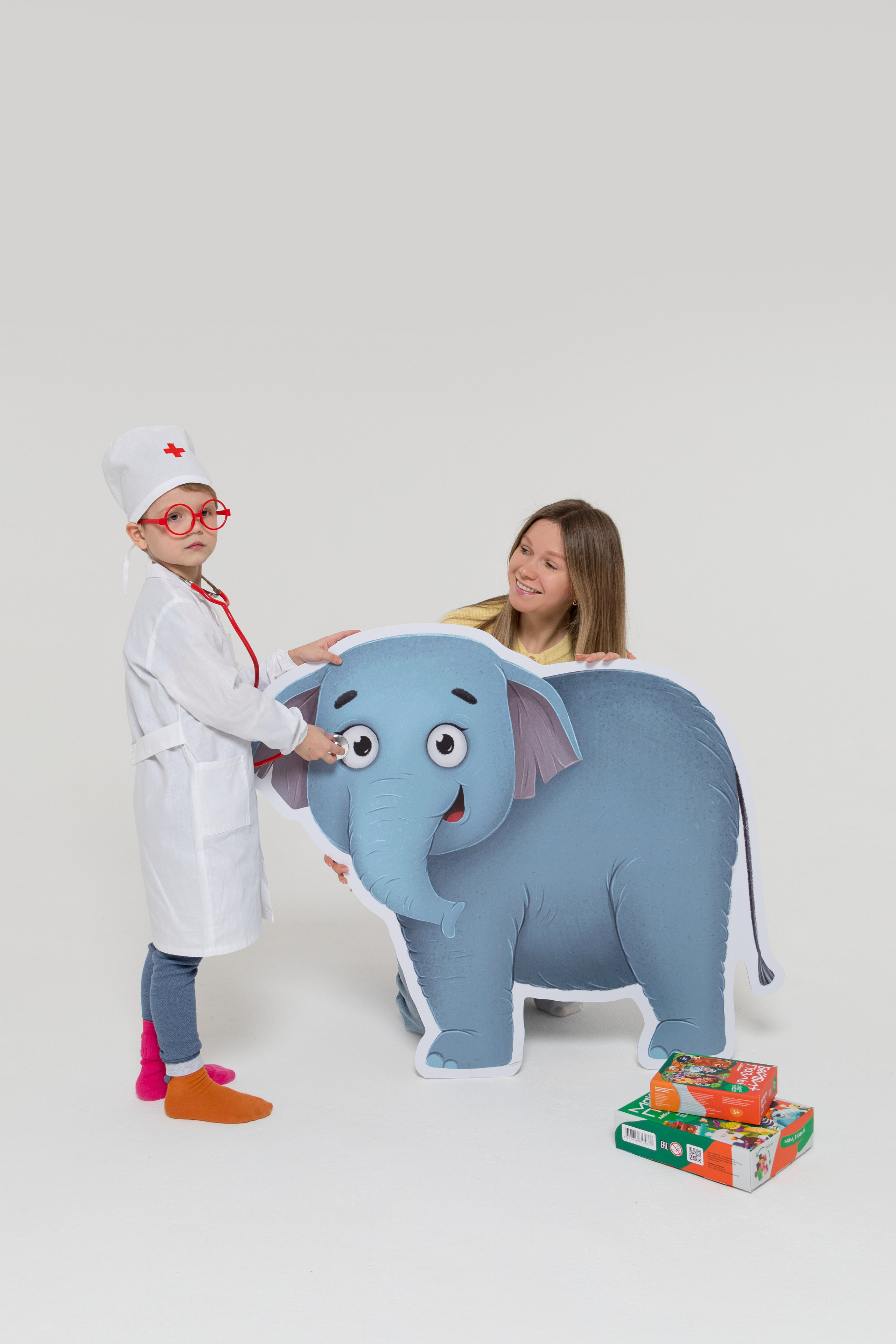 Имиджевая и каталожная съёмка для бренда детских пазлов. Детский и контент фотограф Надя Волкова Санкт-Петербург