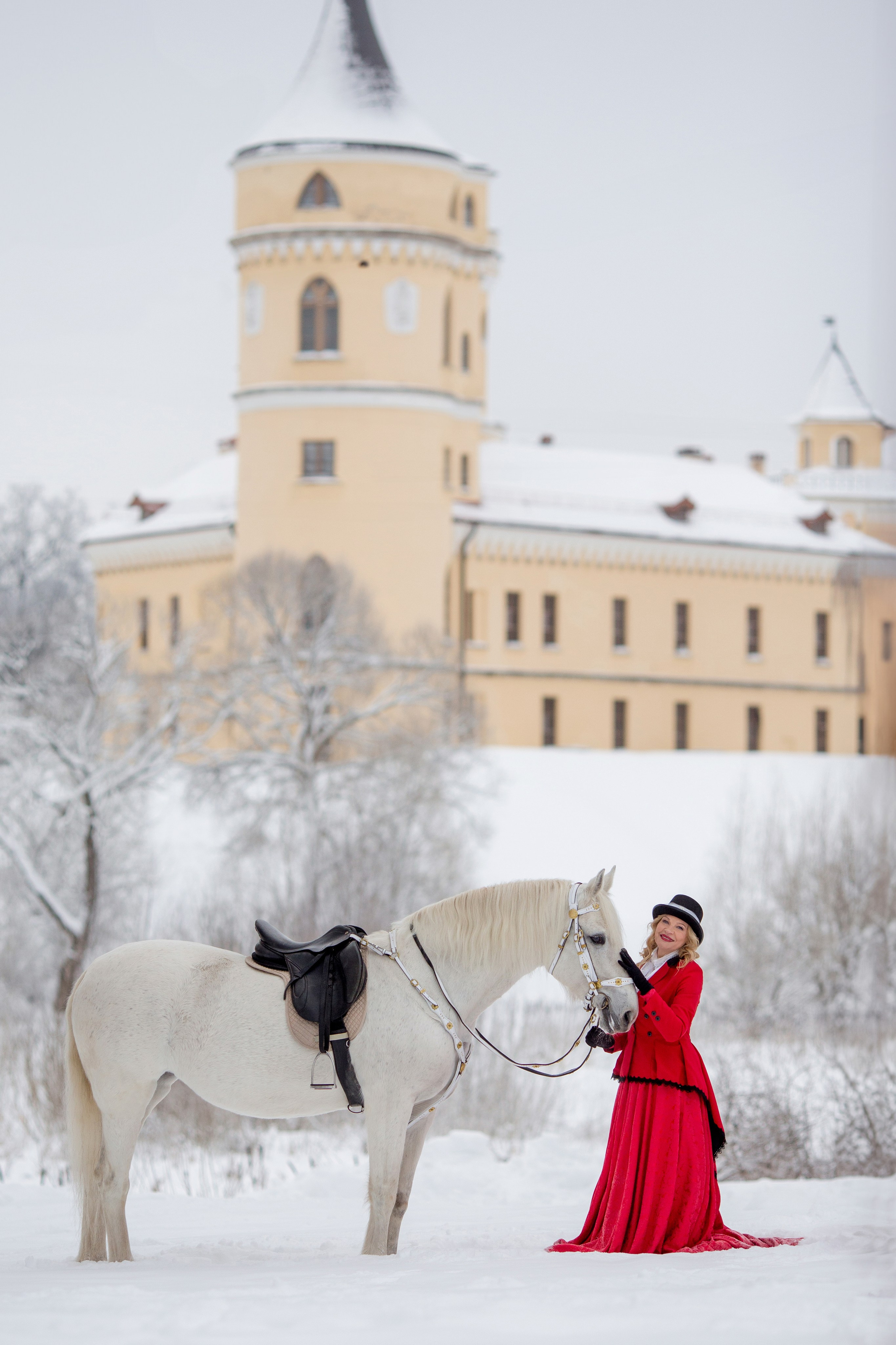 Зимняя фотосессия у замка БИП