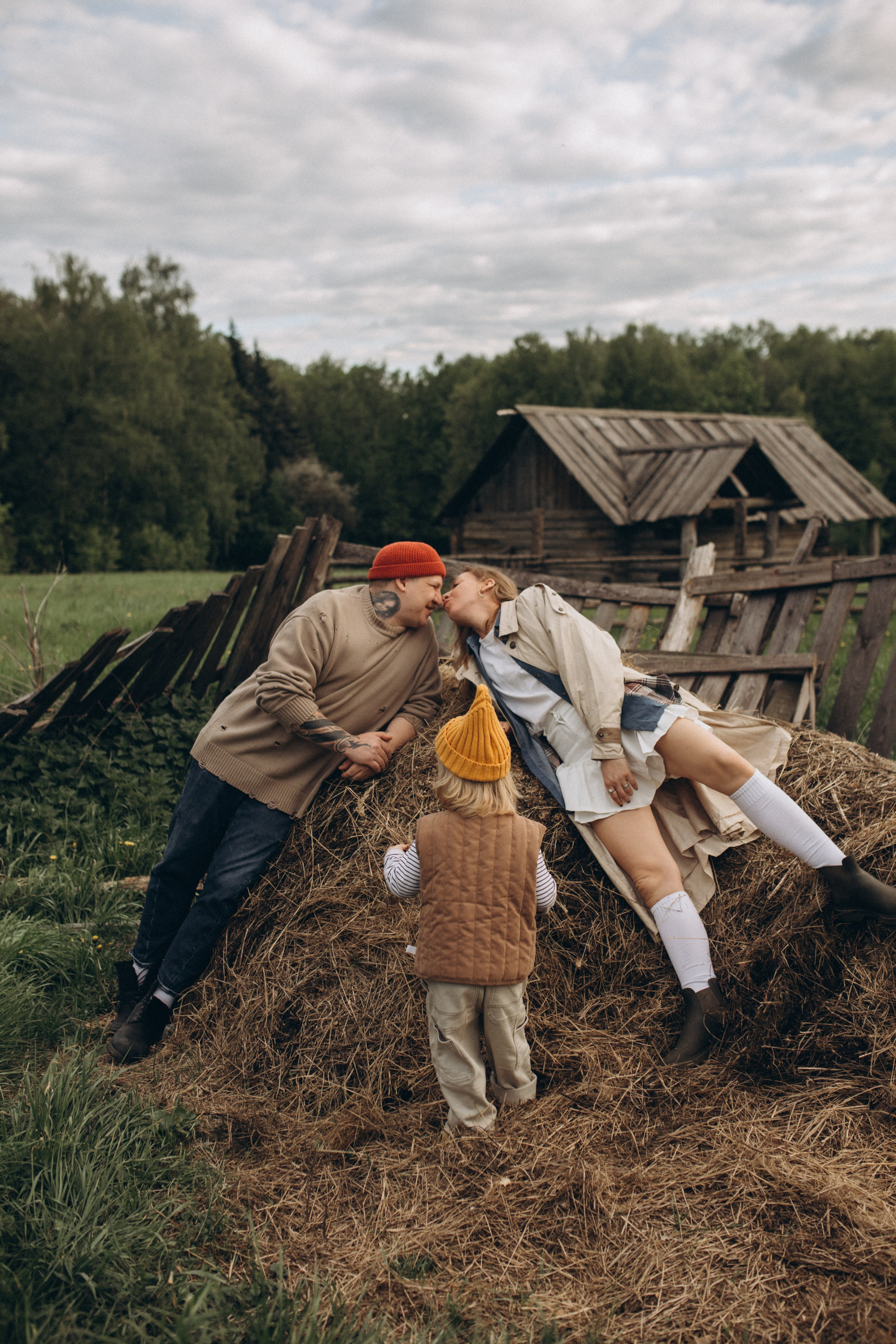 Семейная съемка на улице. Семейный и детский фотограф в Москве Антонина Смирнова