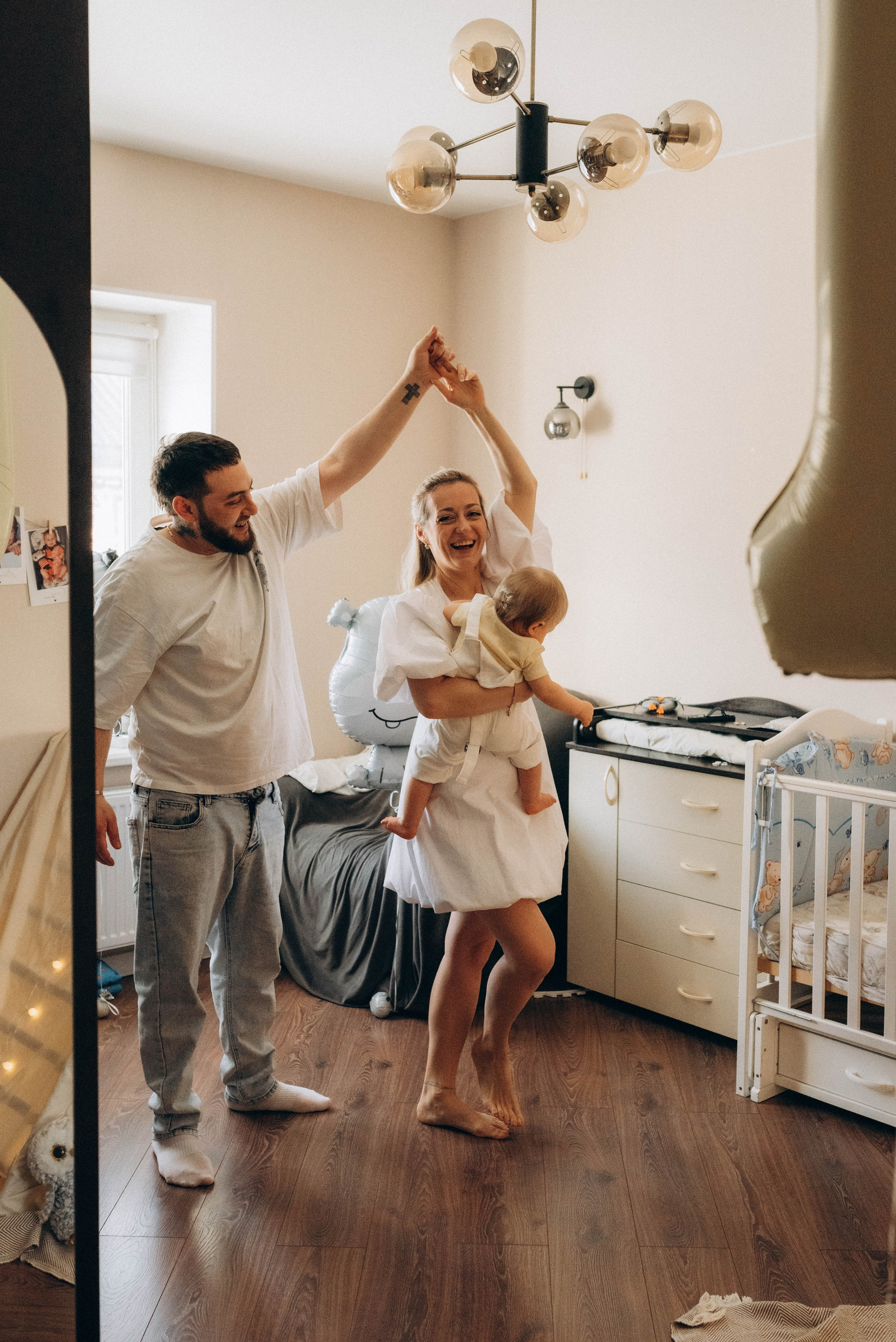 Домашняя фотосессия ко дню рождения малыша. Семейный фотограф в Железнодорожном Масаева Елена