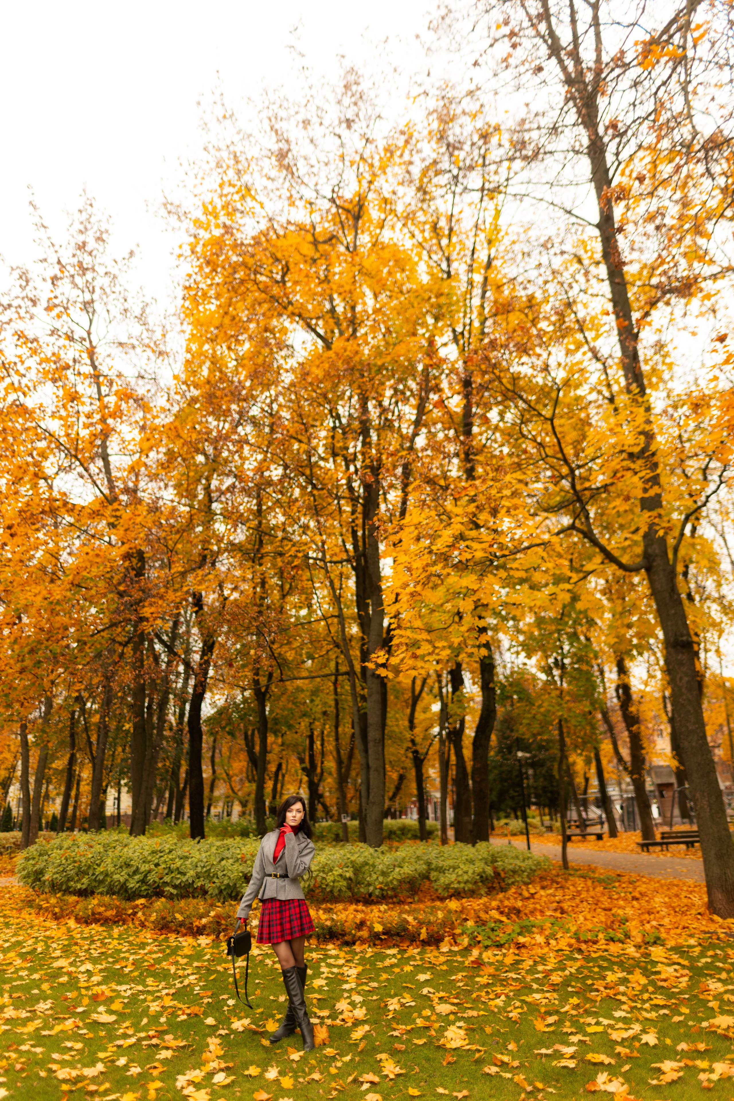 Фотосет с Екатериной в парке на осеннюю тему для «себя»