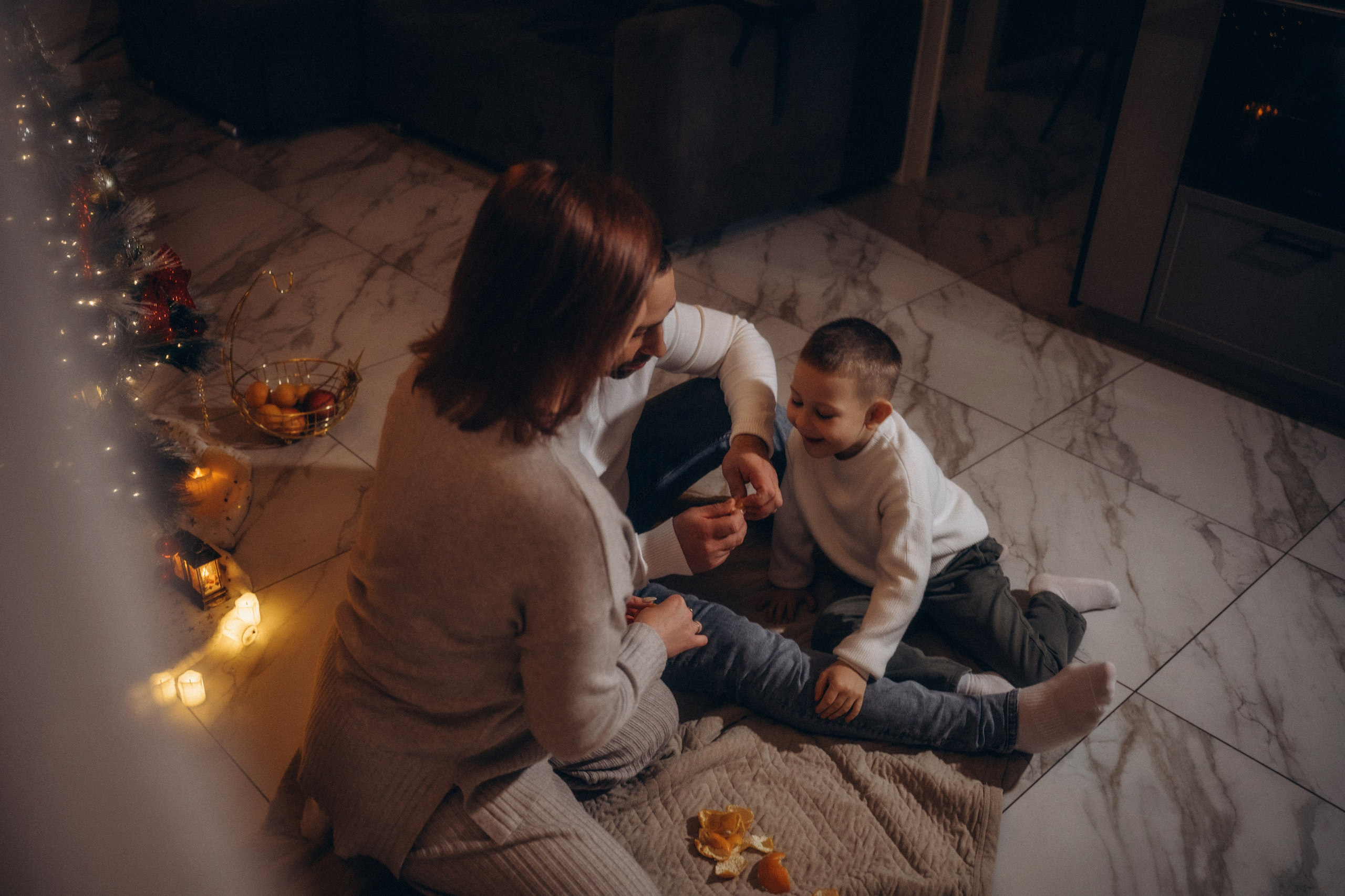 Семья Киприяновы, Новый год дома. Семейный фотограф в Белгороде Амелина Алина