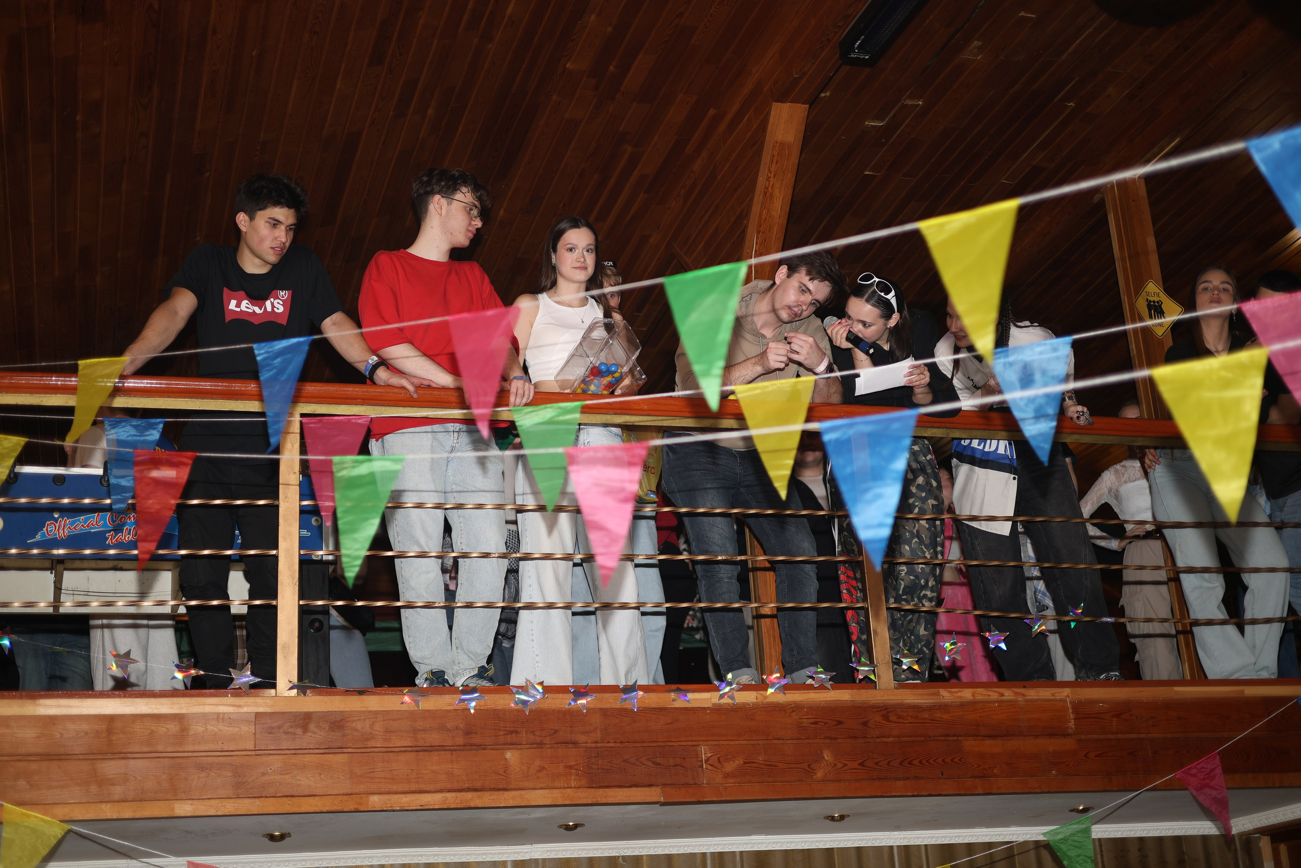 Student american-style party. Mintonov's Film Studio