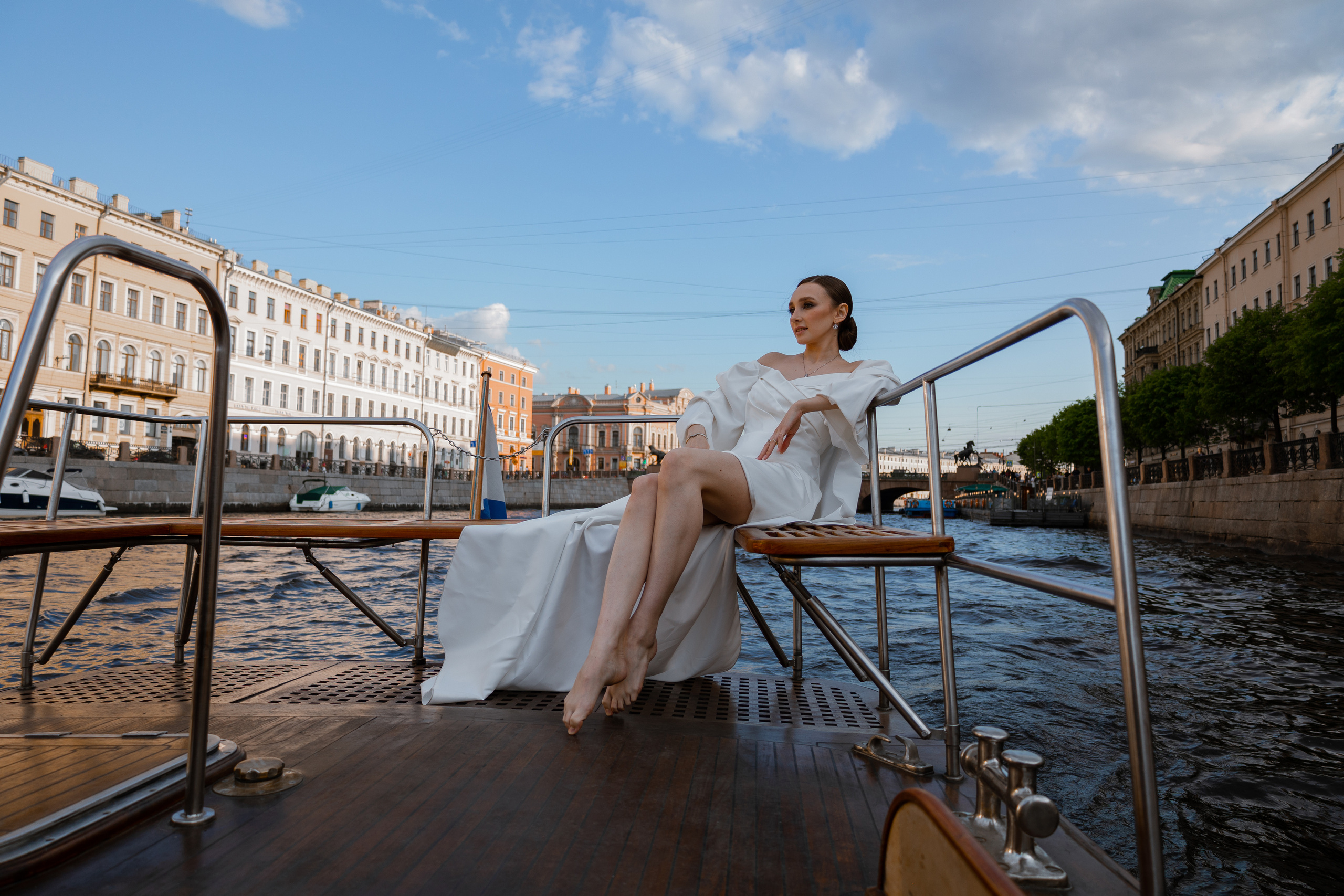 Прогулка на катере. Креативный фотограф из Санкт-Петербурга Калинина Валентина