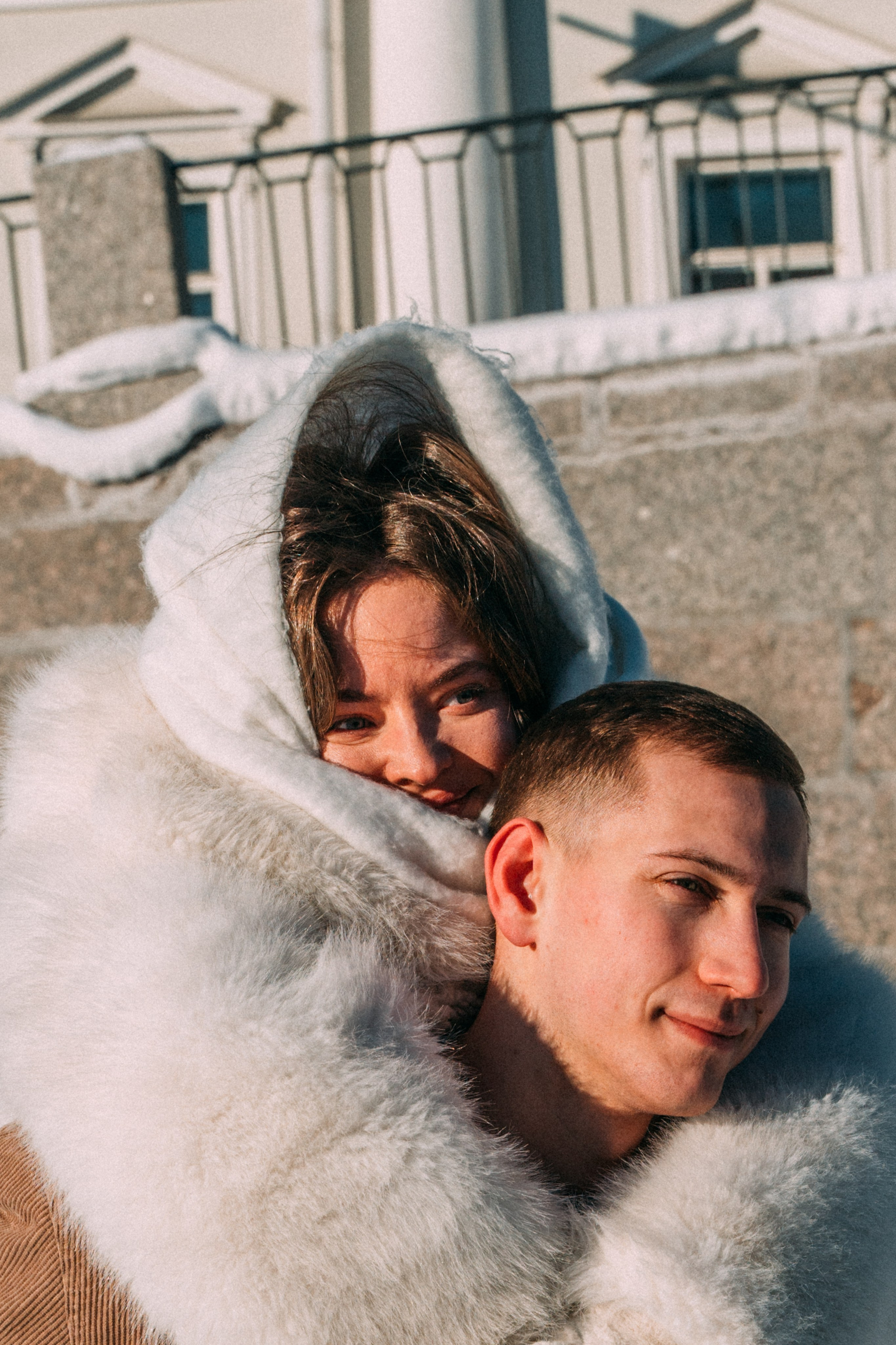 Лавстори на льду по рекам и каналам Санкт-Петербурга