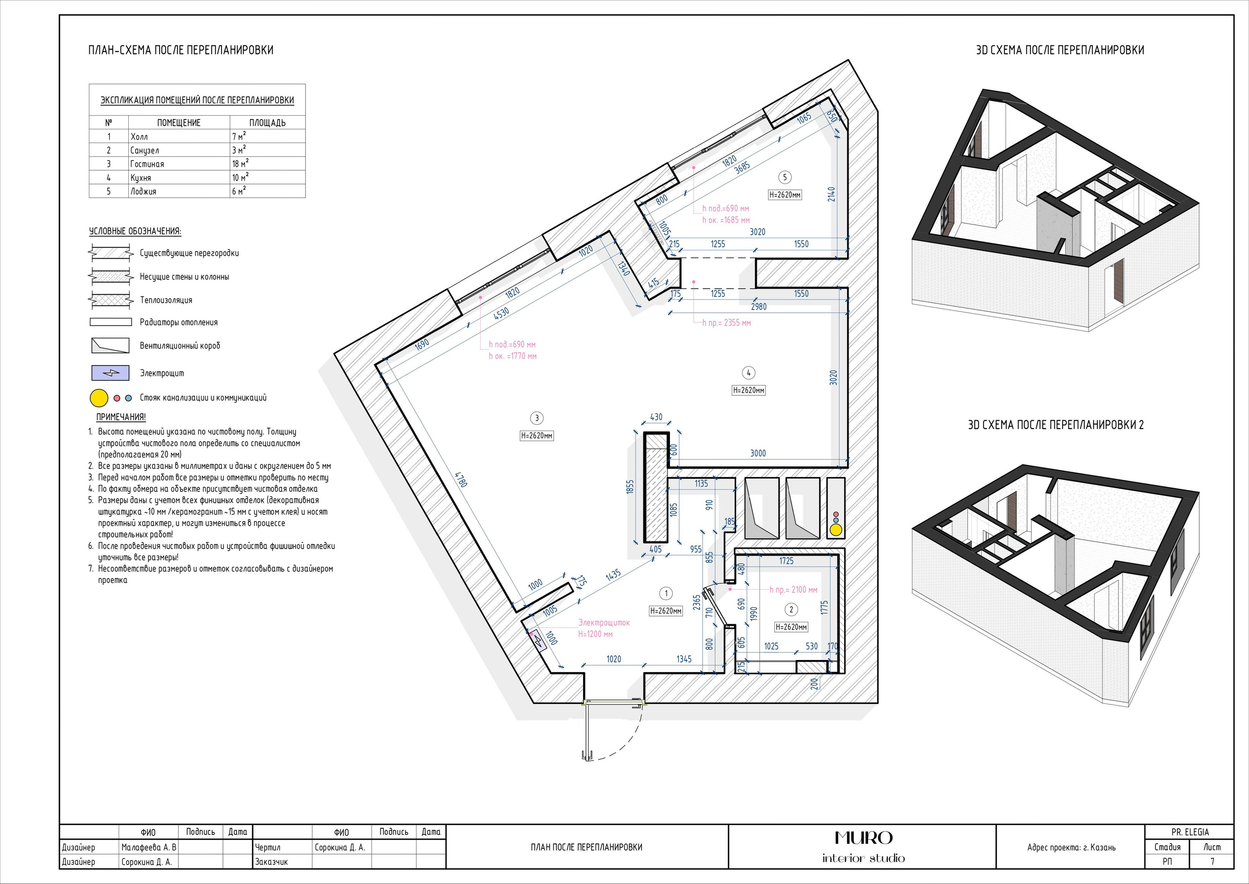 Комплект. Студия дизайна интерьера Muro
