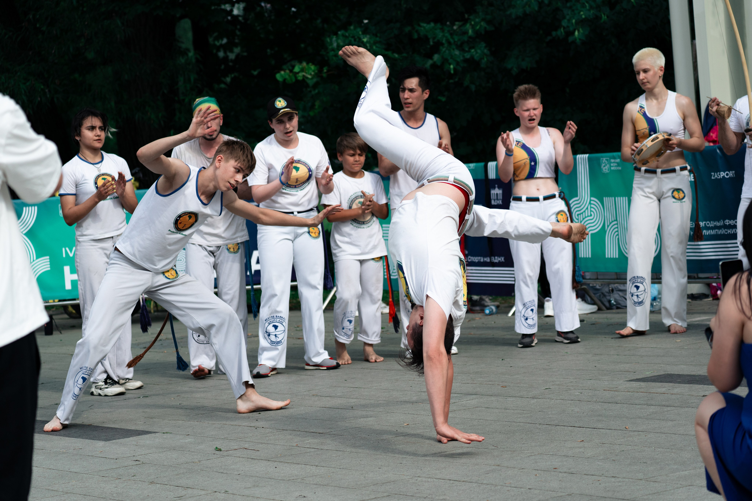 Открытый класс AXE Capoeira на фестивале неолимписких видов спорта на ВДНХ 2025 г:. Фотограф в Москве Ткаченко Владимир