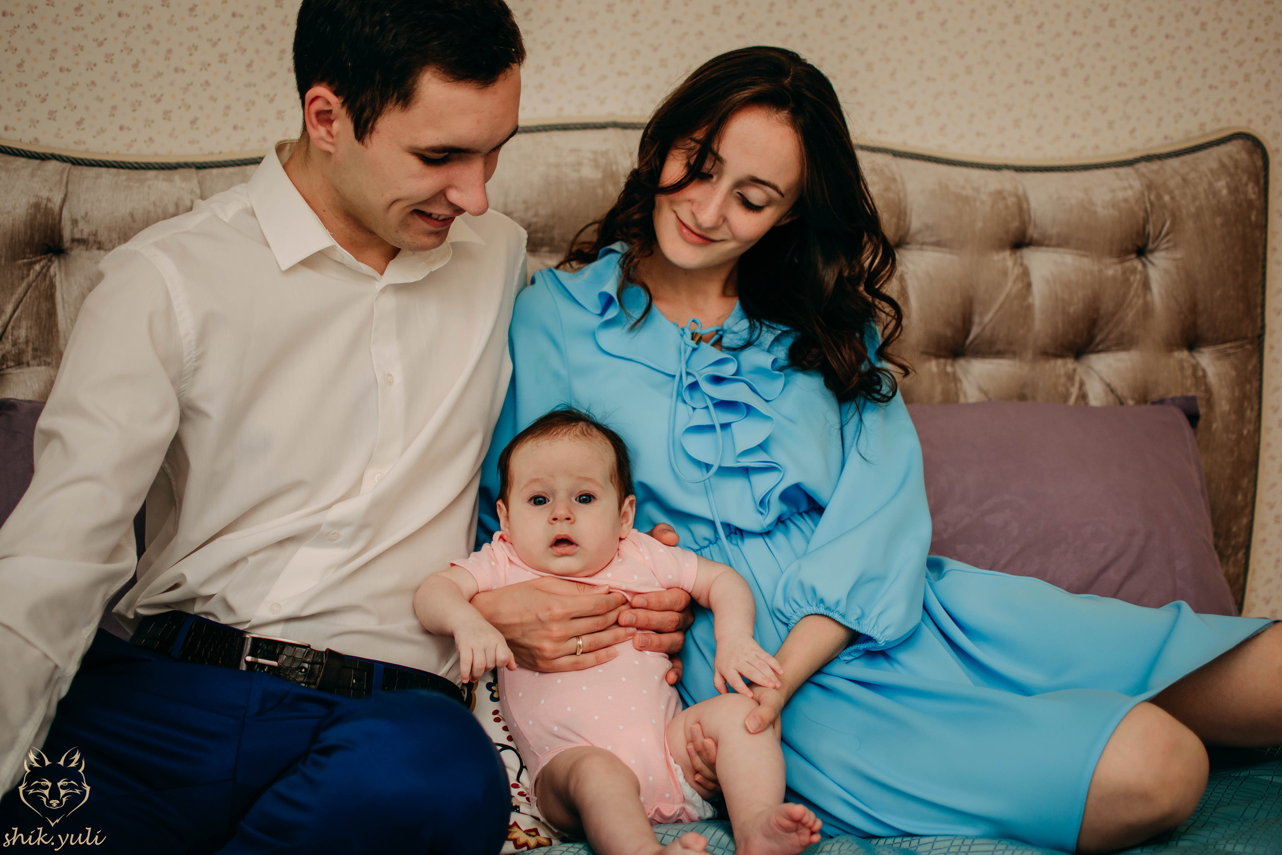 Алисочка с родителями. Свадебный и семейный фотограф в Москве Юлия Шикалова