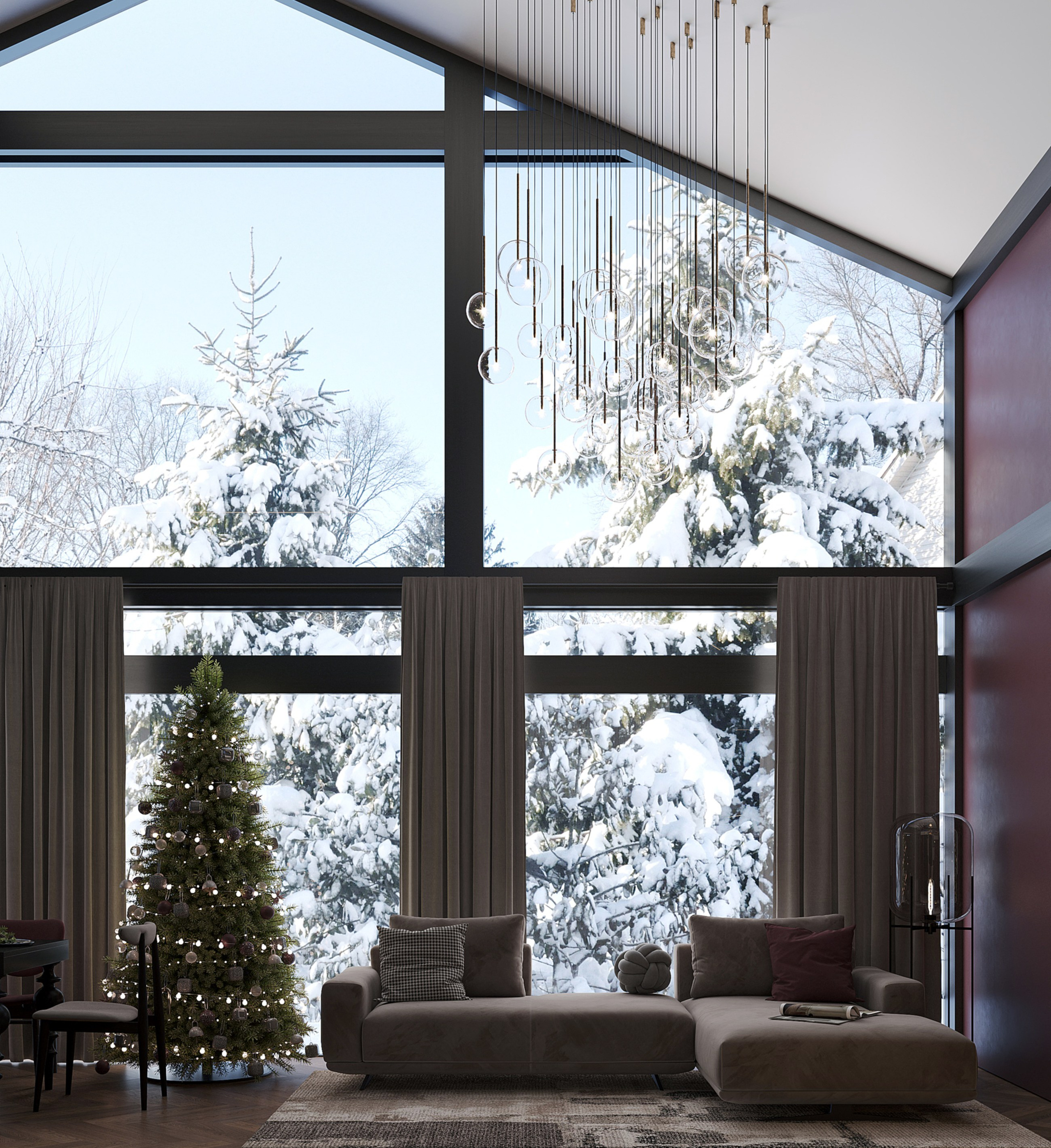 Проект Фахверк Омск. Студия дизайна интерьера Лактионовой Елены