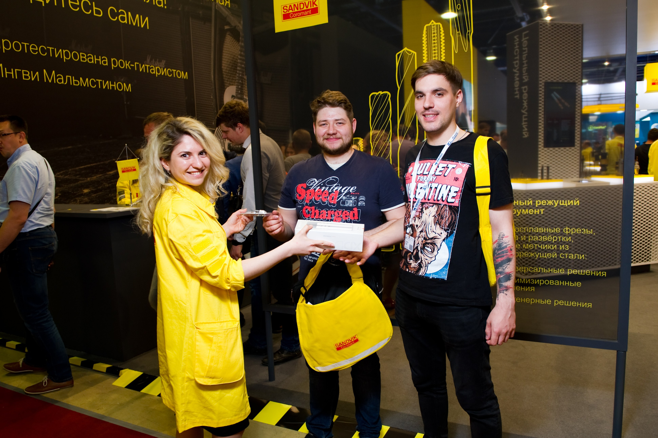 Работа Sandvik на выставке «Металлообработка». Репортажный фотограф и видеограф Слава Думчев. Тимбилдинги, отчетники, корпоративы