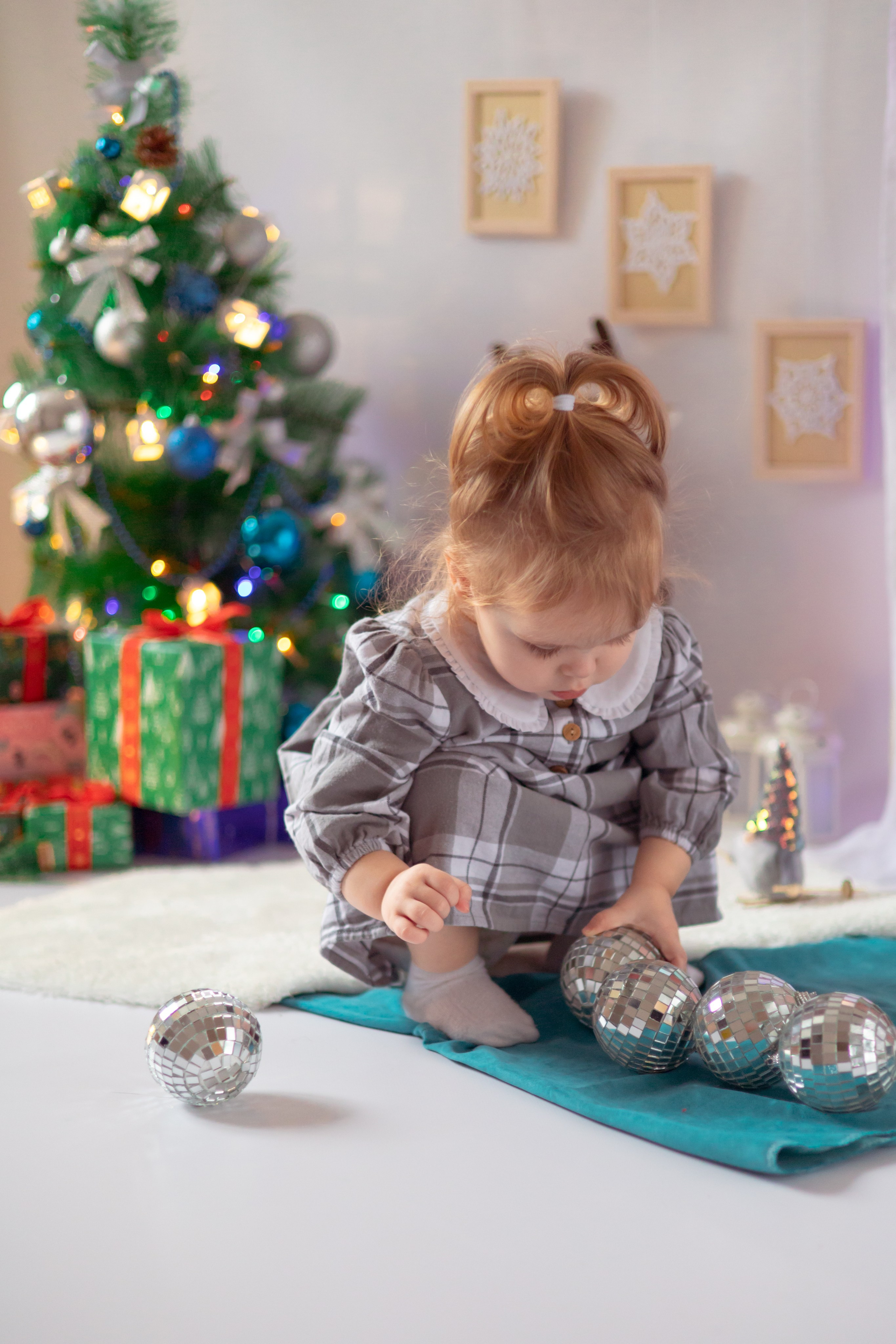 Кирилл и София Новый год 2024. Семейный и детский фотограф в Михайловке Татьяна Лестьева