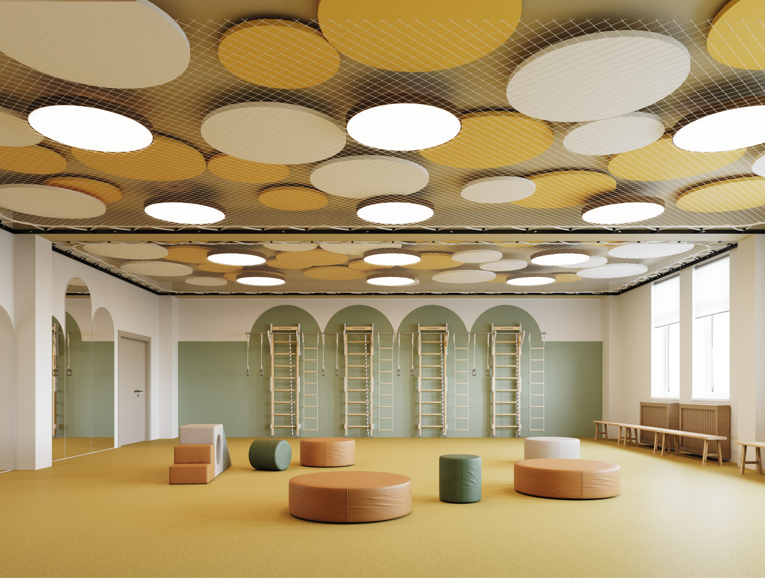 Детский Сад в Люберцах. Архитектурные интерьеры