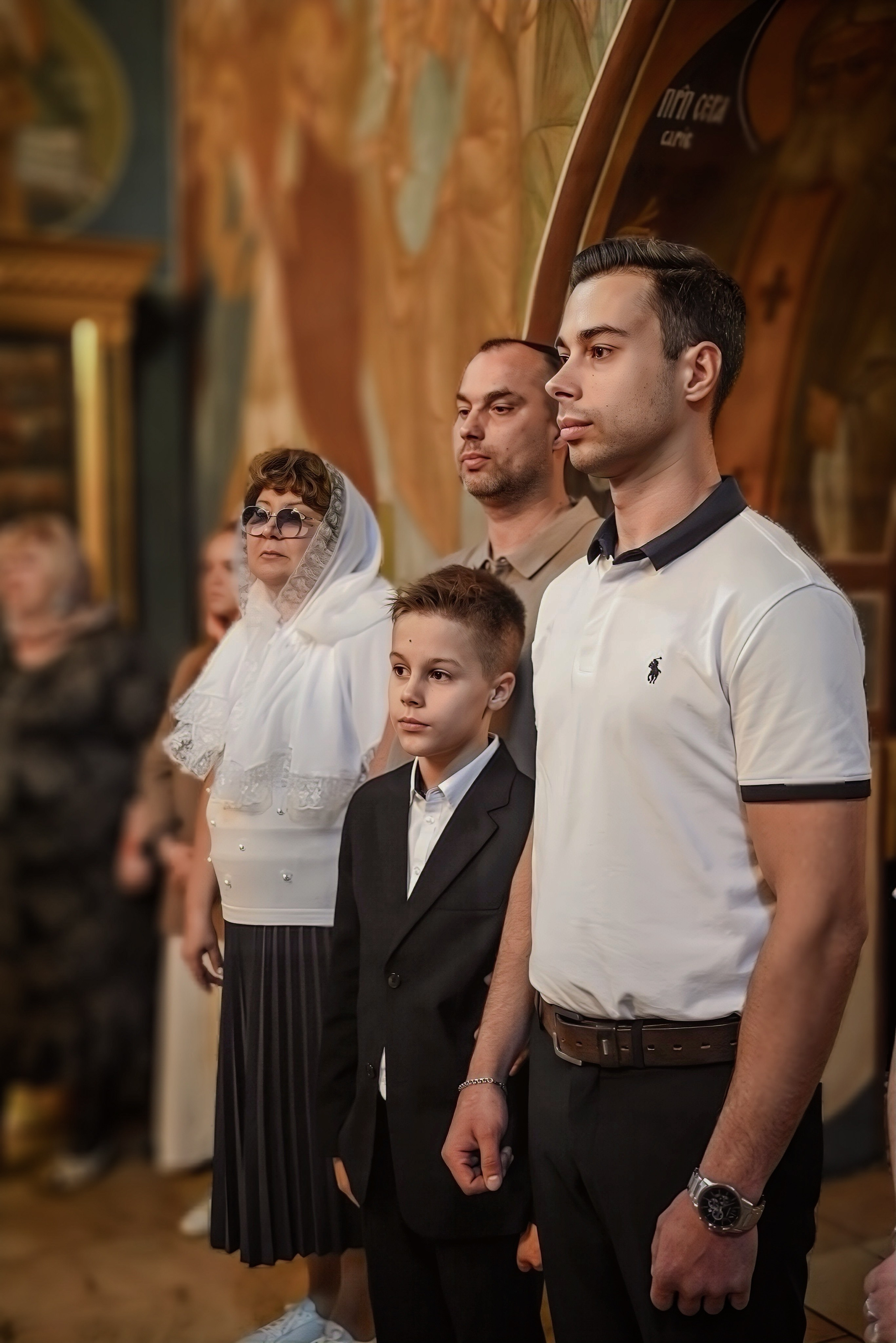 Крещение Арбат мама Ксения. Семейный и детский фотограф Москва