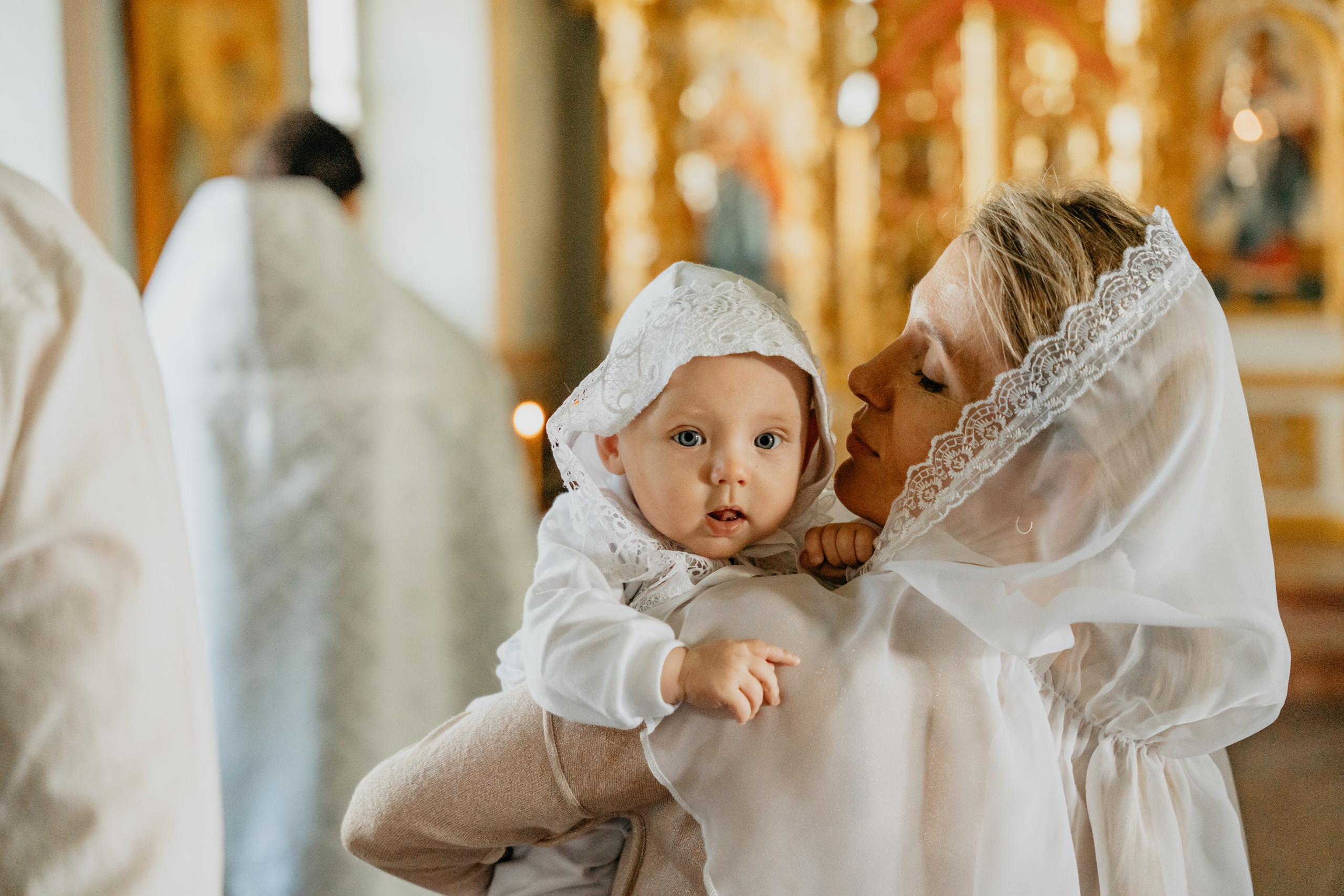 Таинство крещения в с. Великорецкое