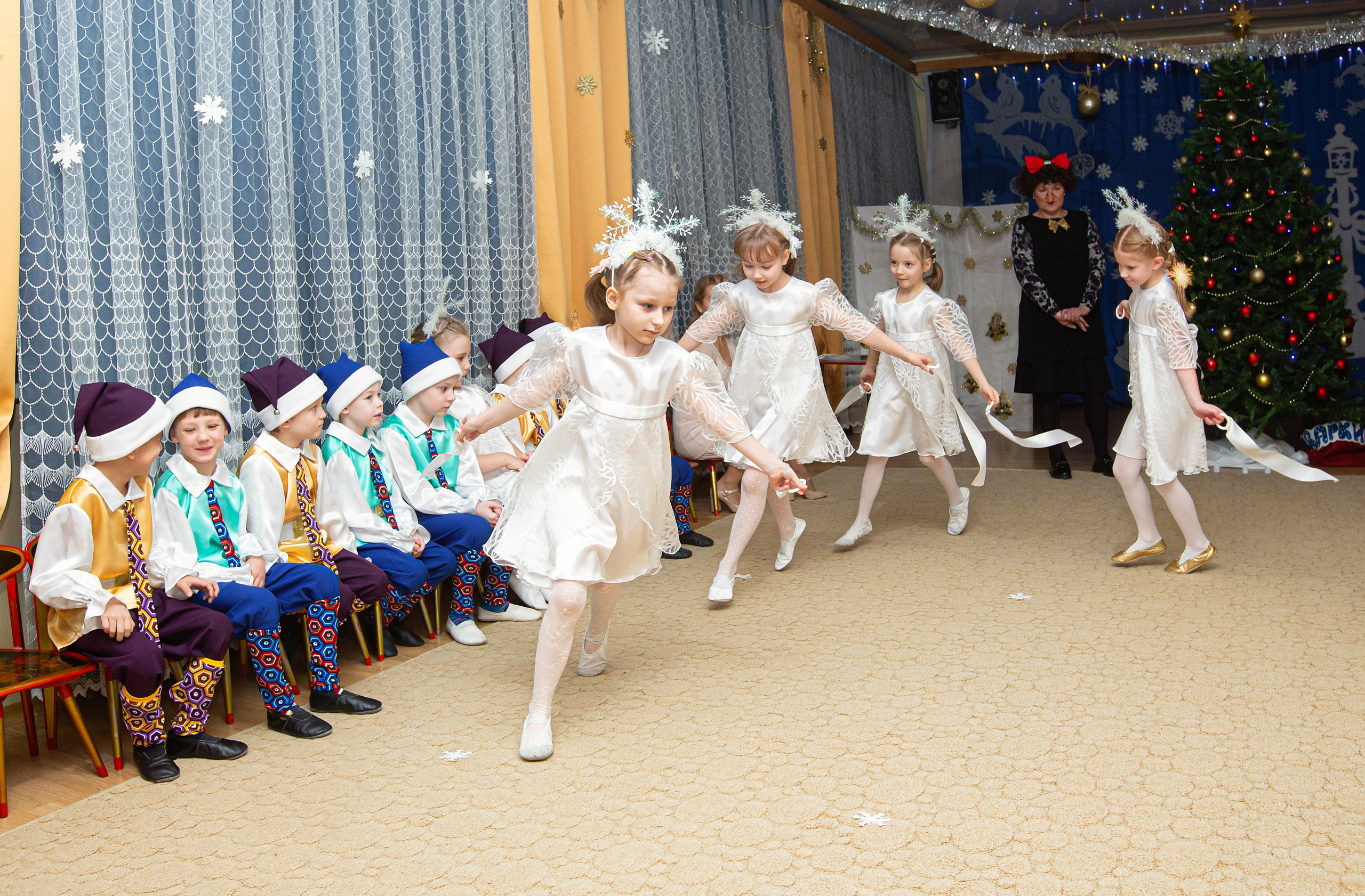 Новый год в детском саду. Свадебный, семейный, детский фотограф в Санкт-Петербурге