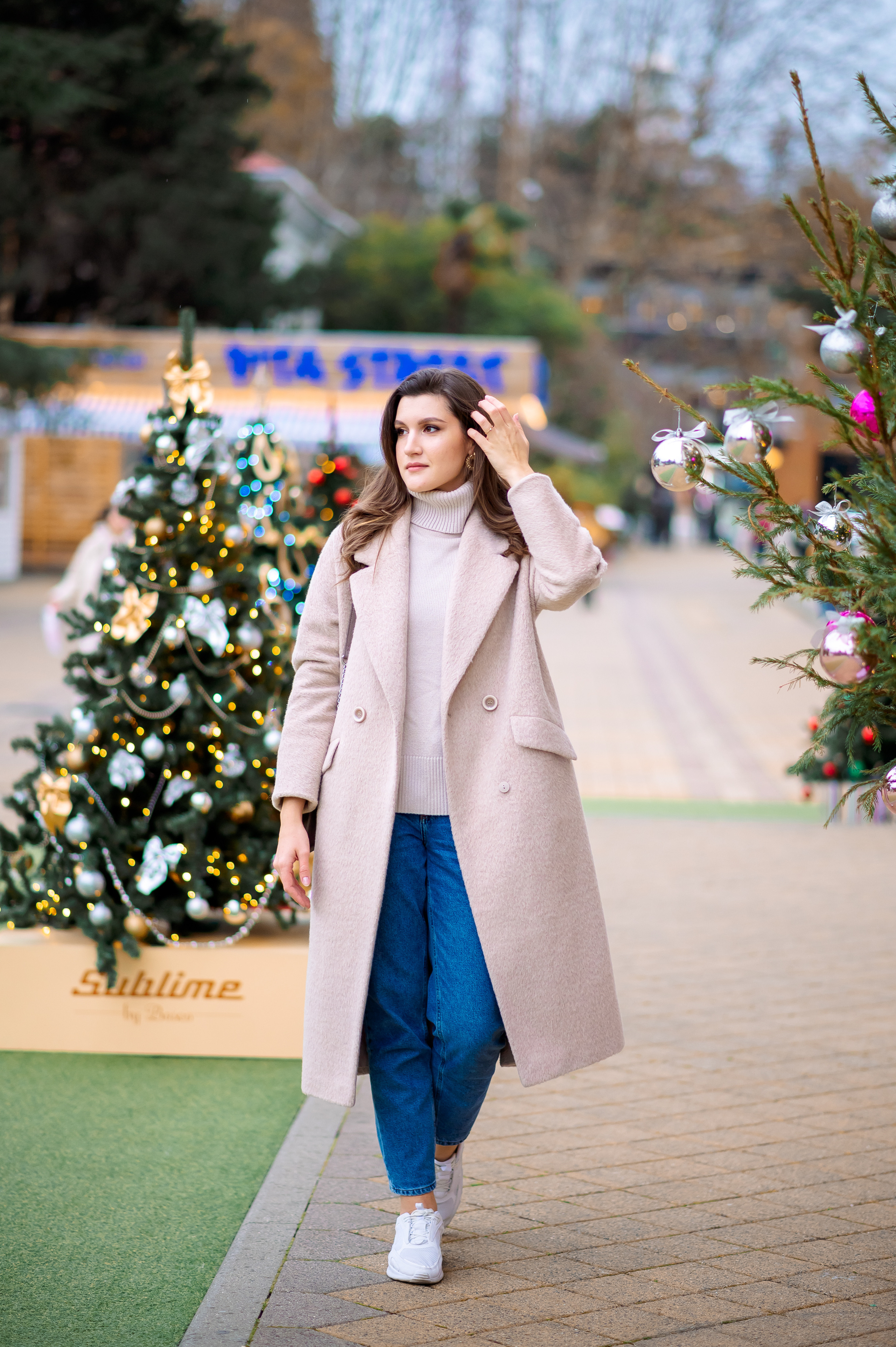 Новогодний город. Семейный и женский фотограф Лоо Краснодар Сочи Энем Татьяна Трибурт