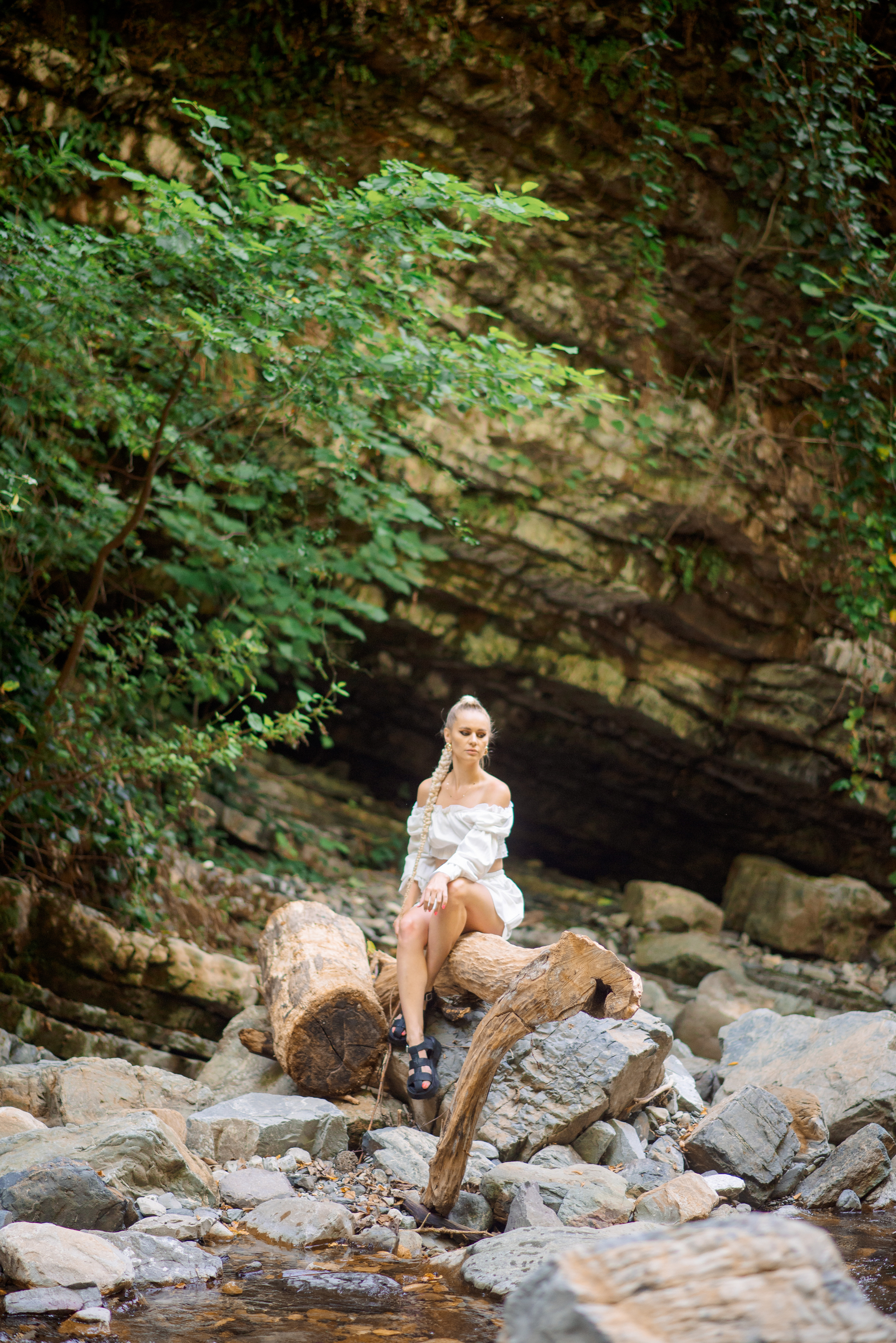 На водопадах. Семейный и женский фотограф Лоо Краснодар Сочи Энем Татьяна Трибурт