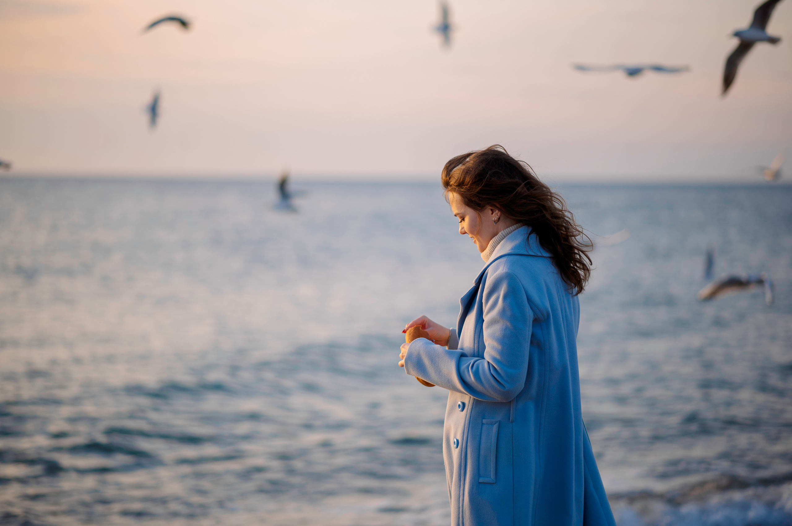 Зимнее море. Семейный и женский фотограф Лоо Краснодар Сочи Энем Татьяна Трибурт