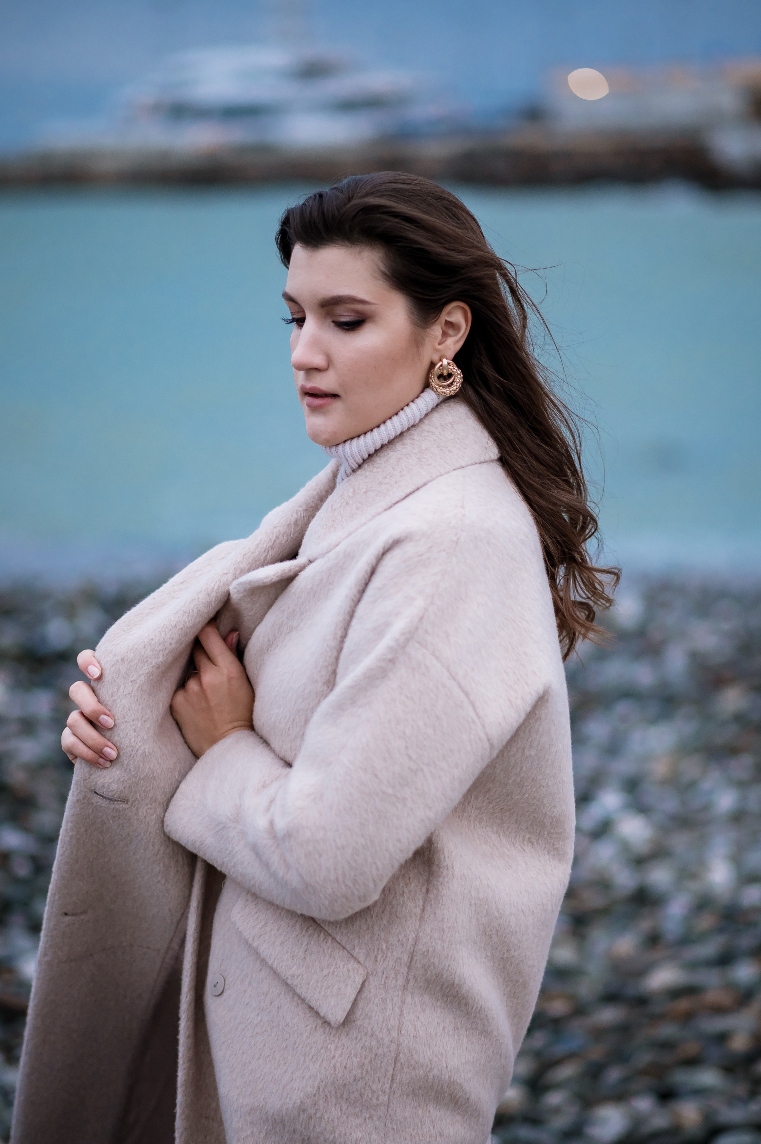 Зимнее море. Семейный и женский фотограф Лоо Краснодар Сочи Энем Татьяна Трибурт