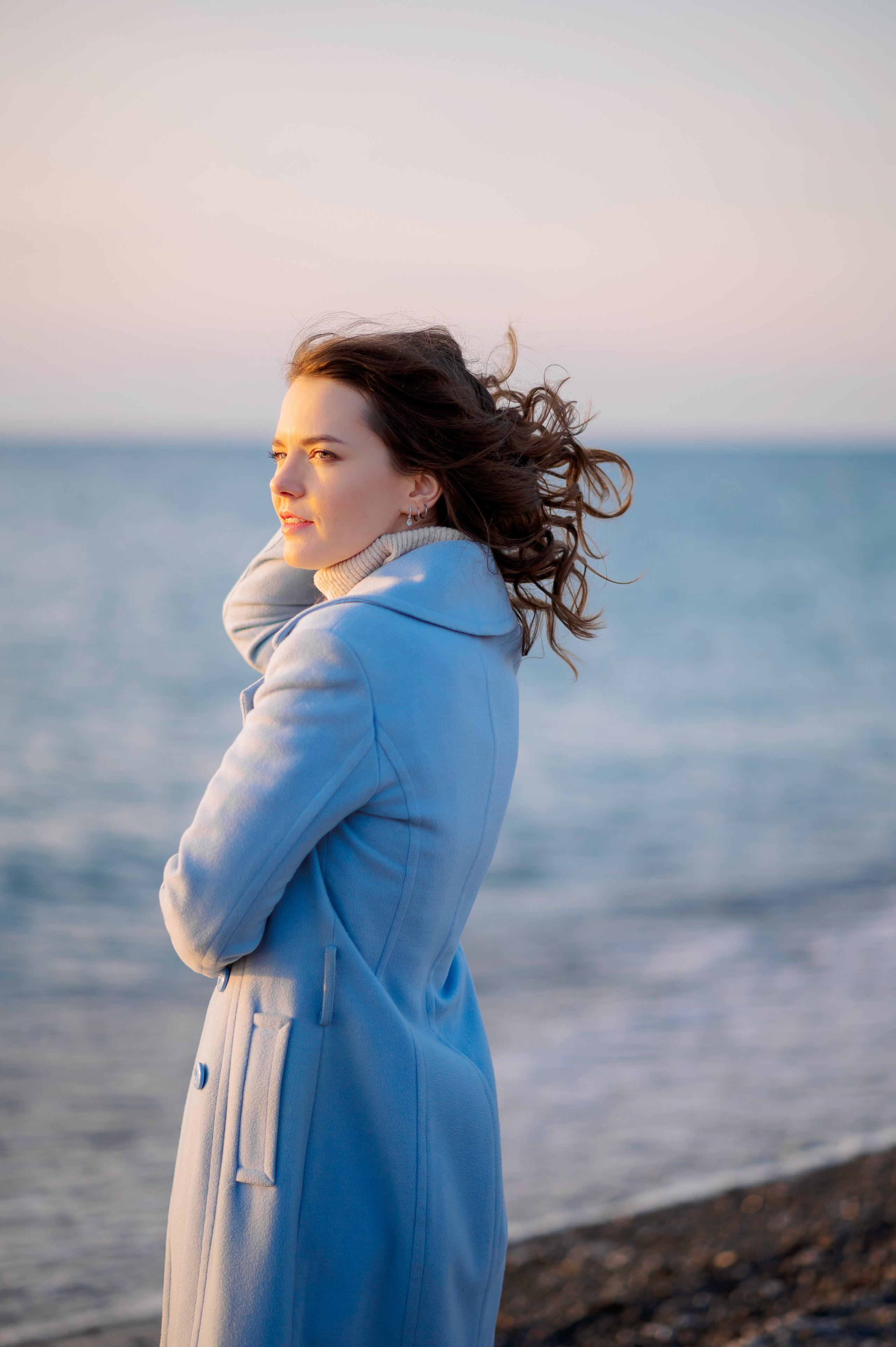 Зимнее море. Семейный и женский фотограф Лоо Краснодар Сочи Энем Татьяна Трибурт