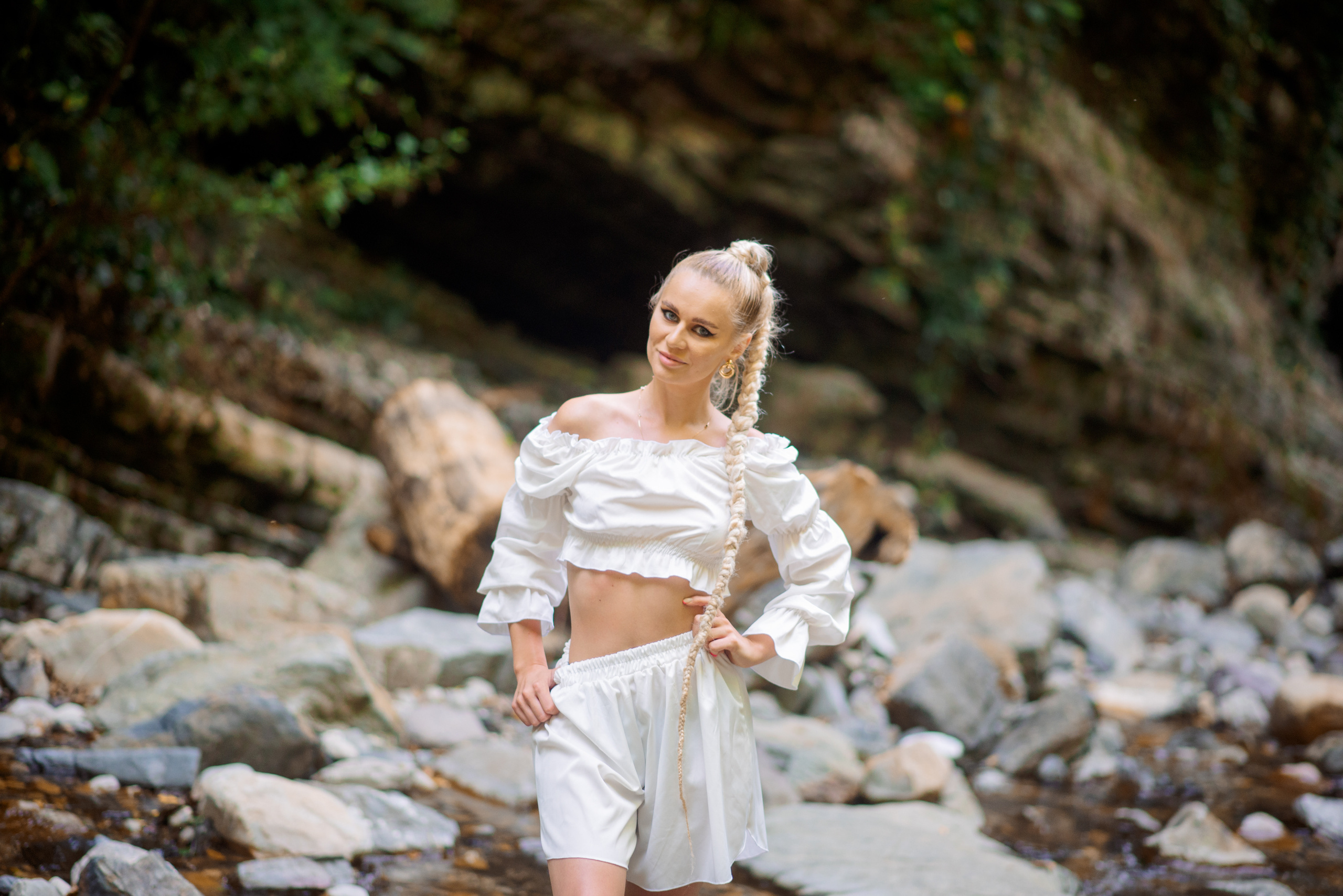 На водопадах. Семейный и женский фотограф Лоо Краснодар Сочи Энем Татьяна Трибурт