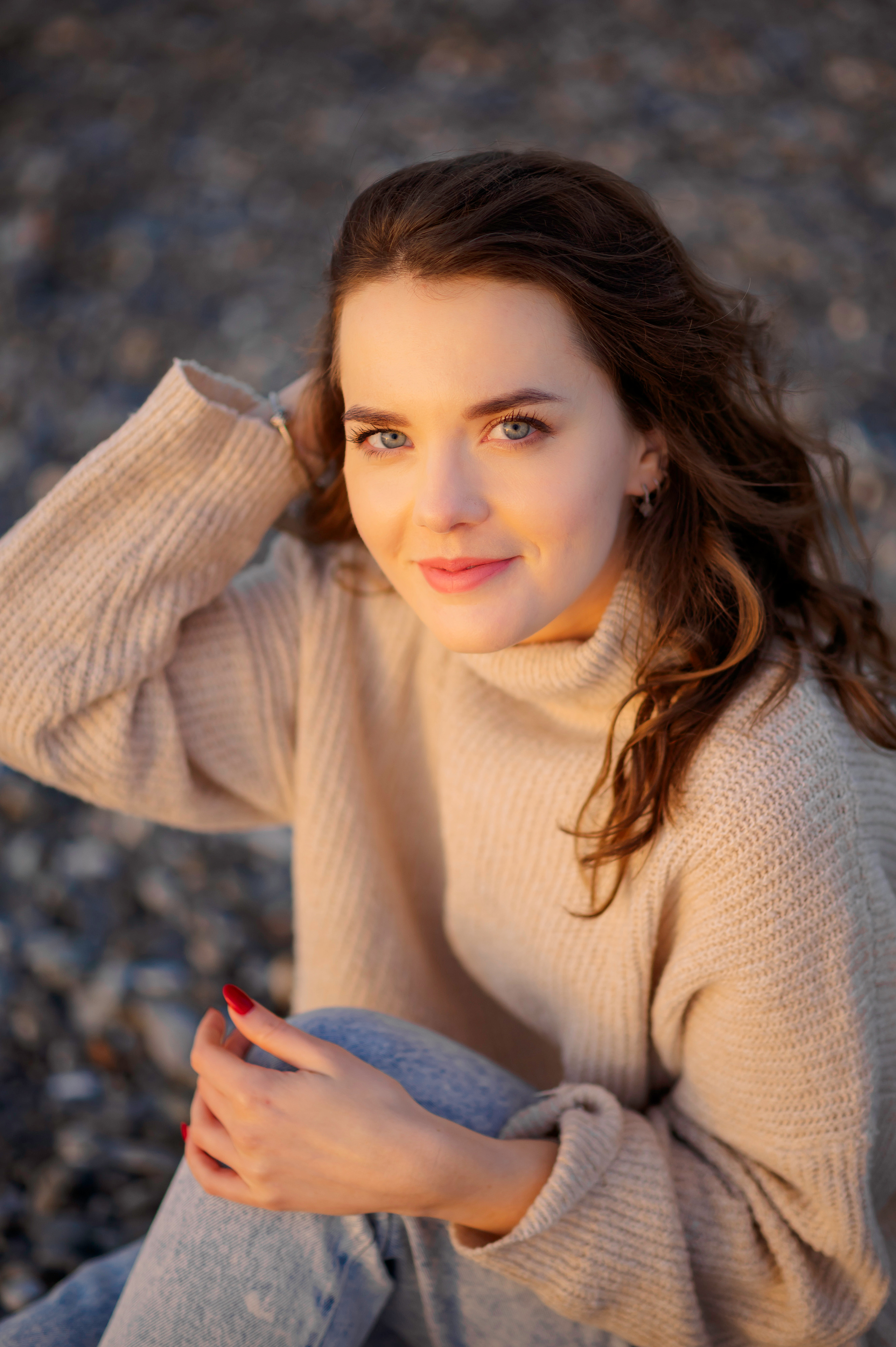 Зимнее море. Семейный и женский фотограф Лоо Краснодар Сочи Энем Татьяна Трибурт