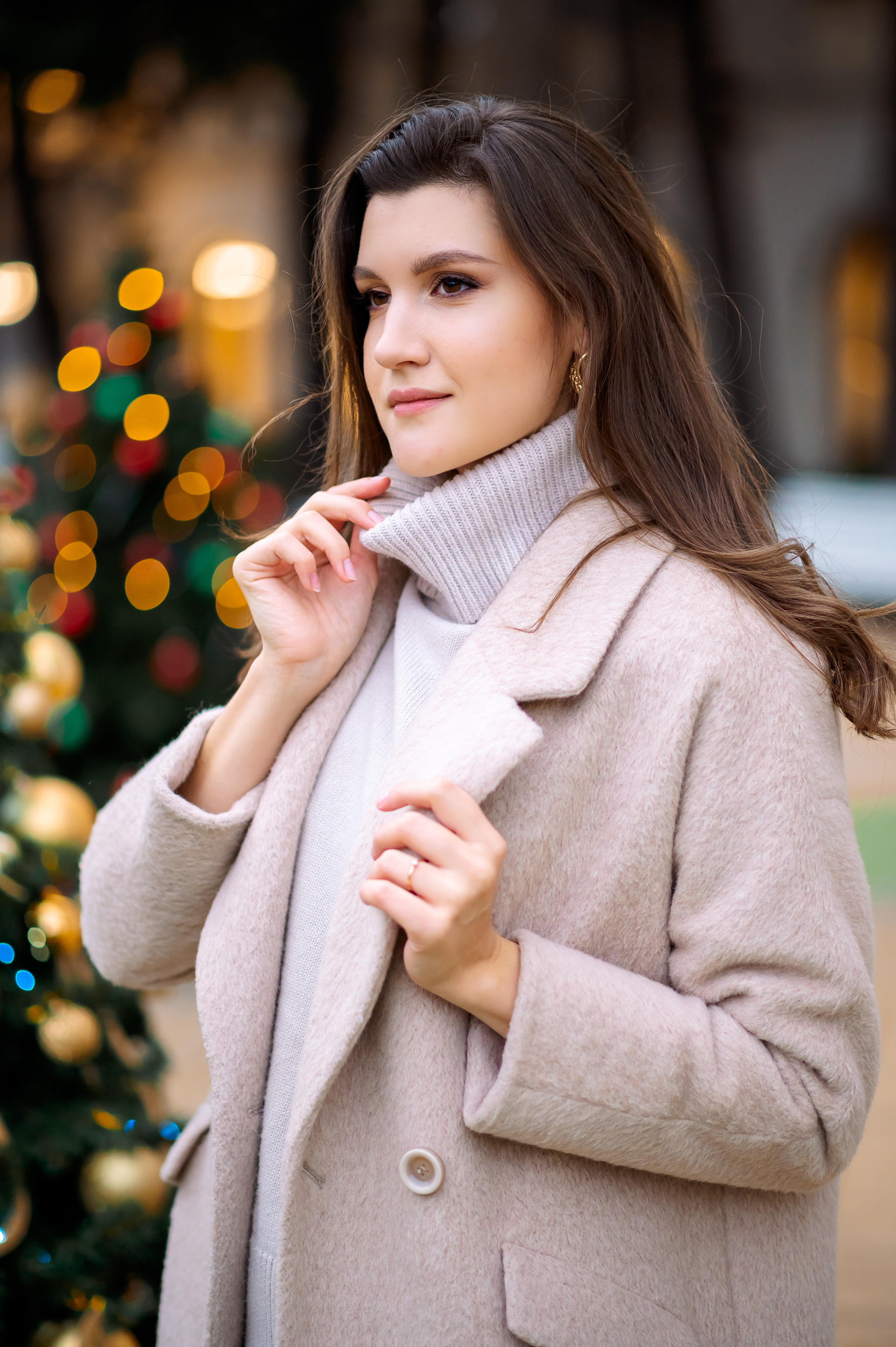 Новогодний город. Семейный и женский фотограф Лоо Краснодар Сочи Энем Татьяна Трибурт