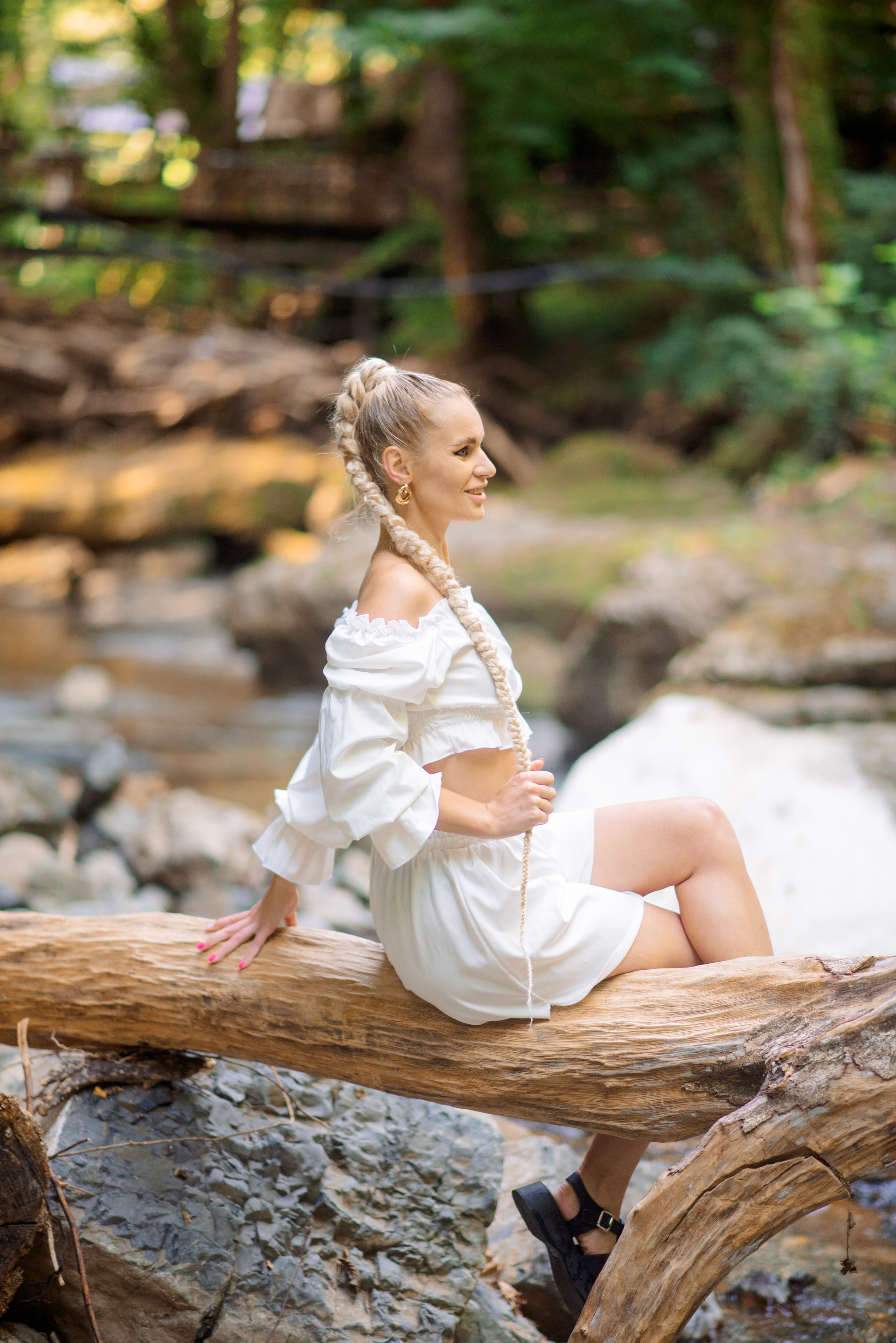 На водопадах. Семейный и женский фотограф Лоо Краснодар Сочи Энем Татьяна Трибурт