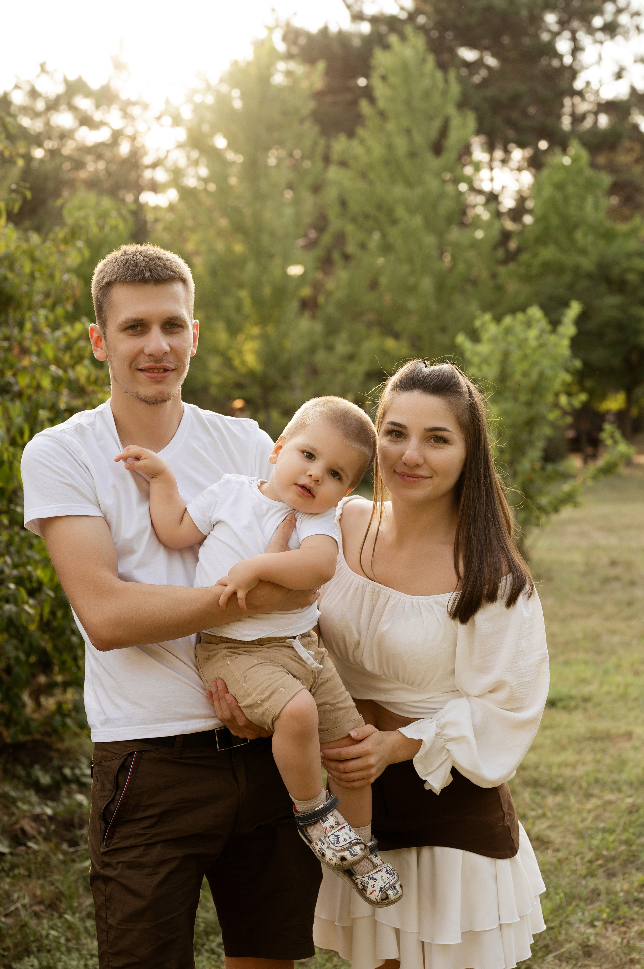 Летняя семейная фотосессия в парке. Свадебный и семейный фотограф в Краснодаре Алина Мельник