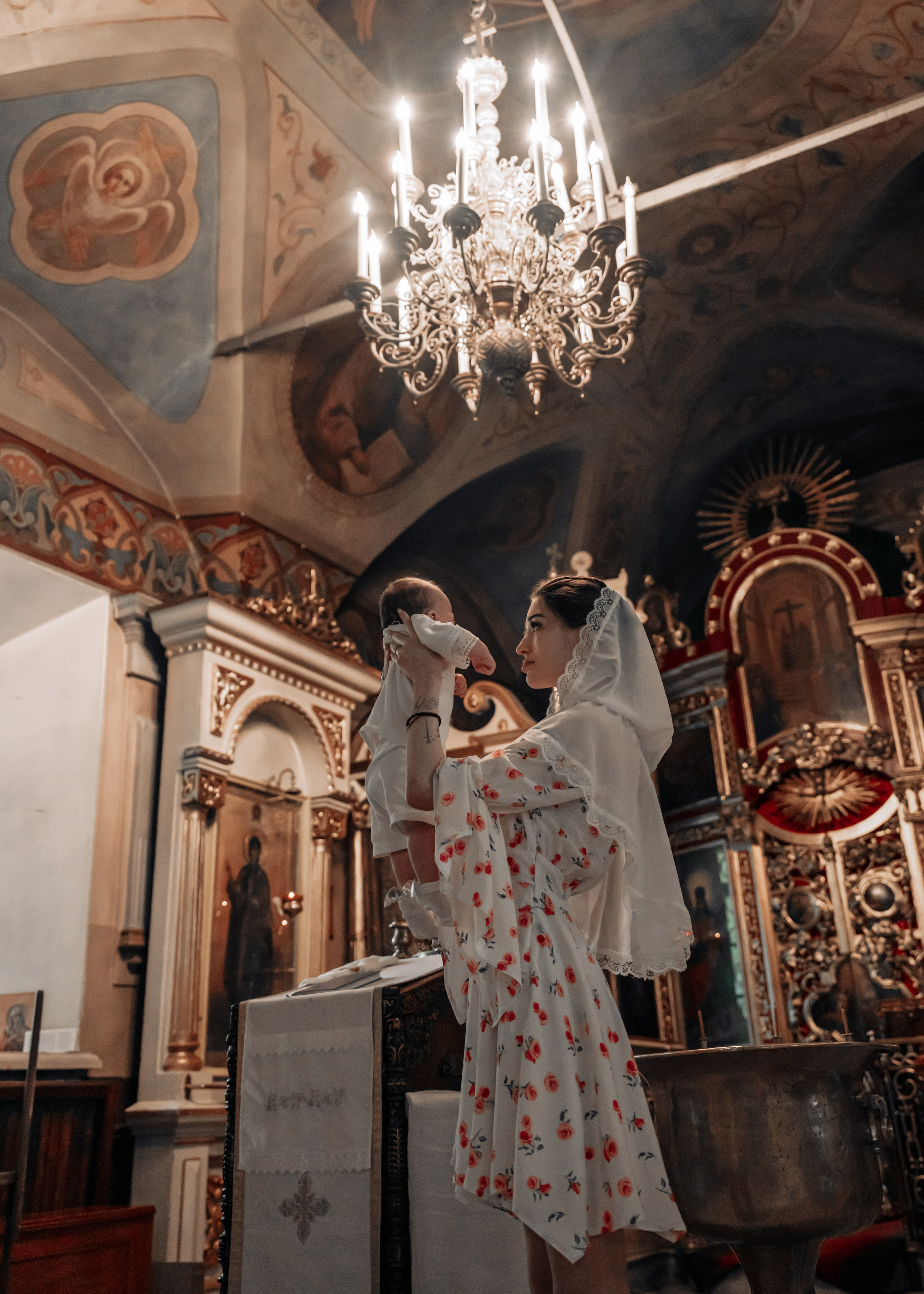 Таинство Крещения. Крамер Юлиана детский и семейный фотограф