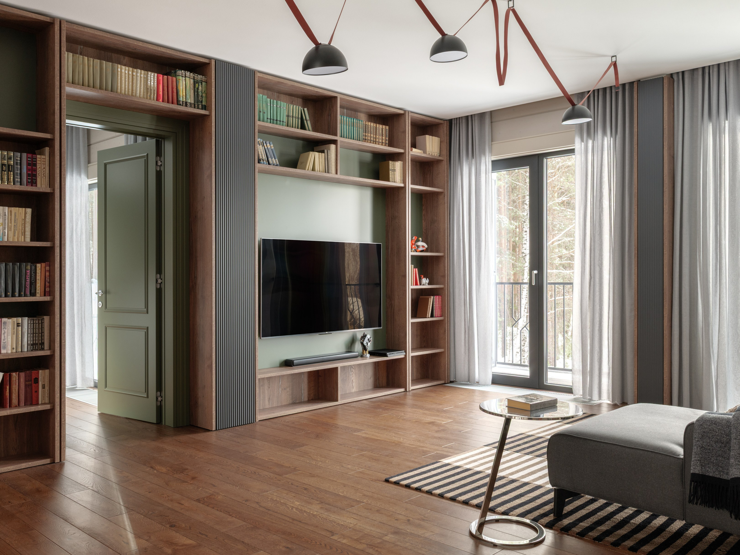 Загородный дом. Дизайнер Дмитрий Кисляков. Мебель на заказ