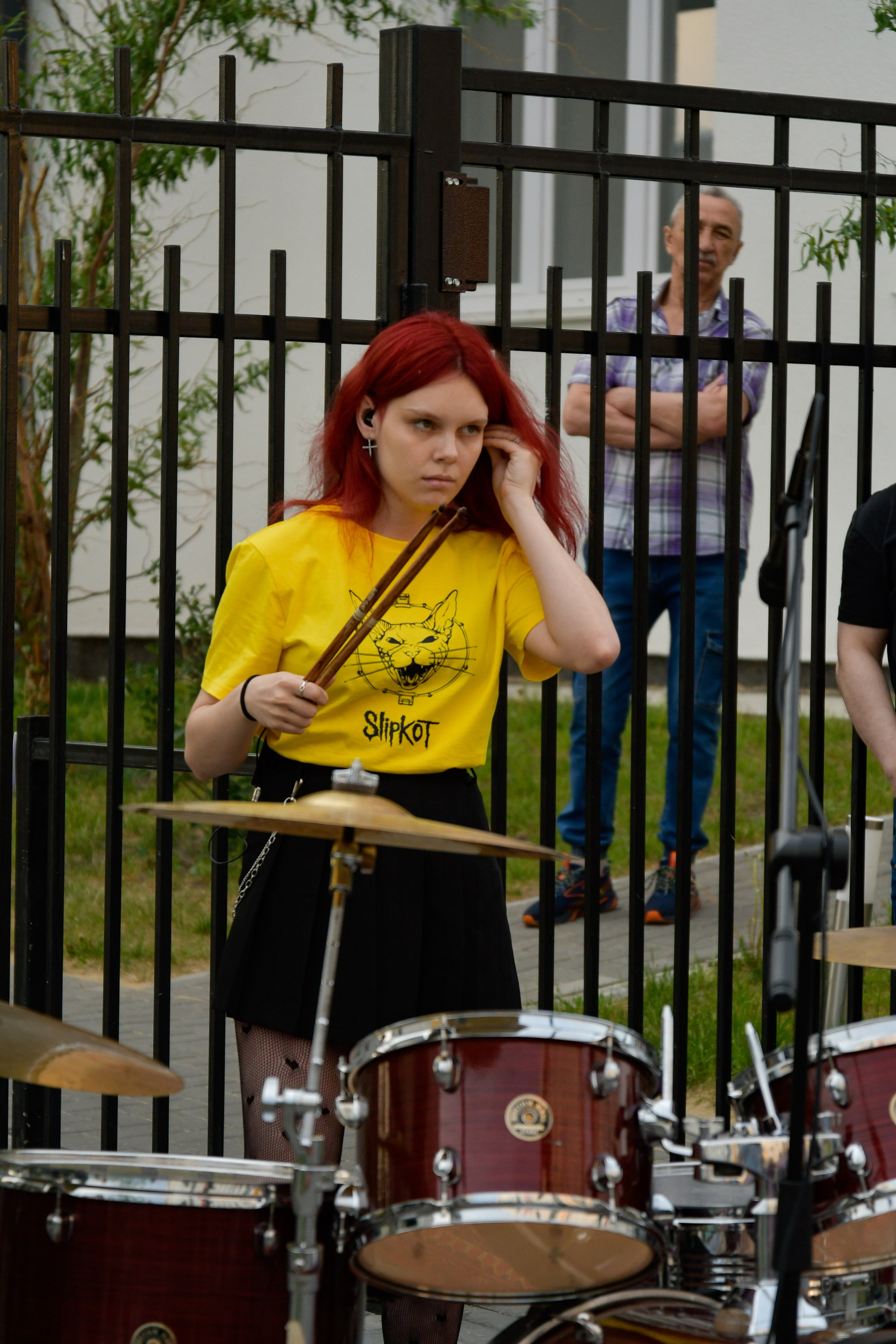 Концерт школы барабанов в соседском центре. Фотографы в Тюмени Андрей и Лидия Войвод