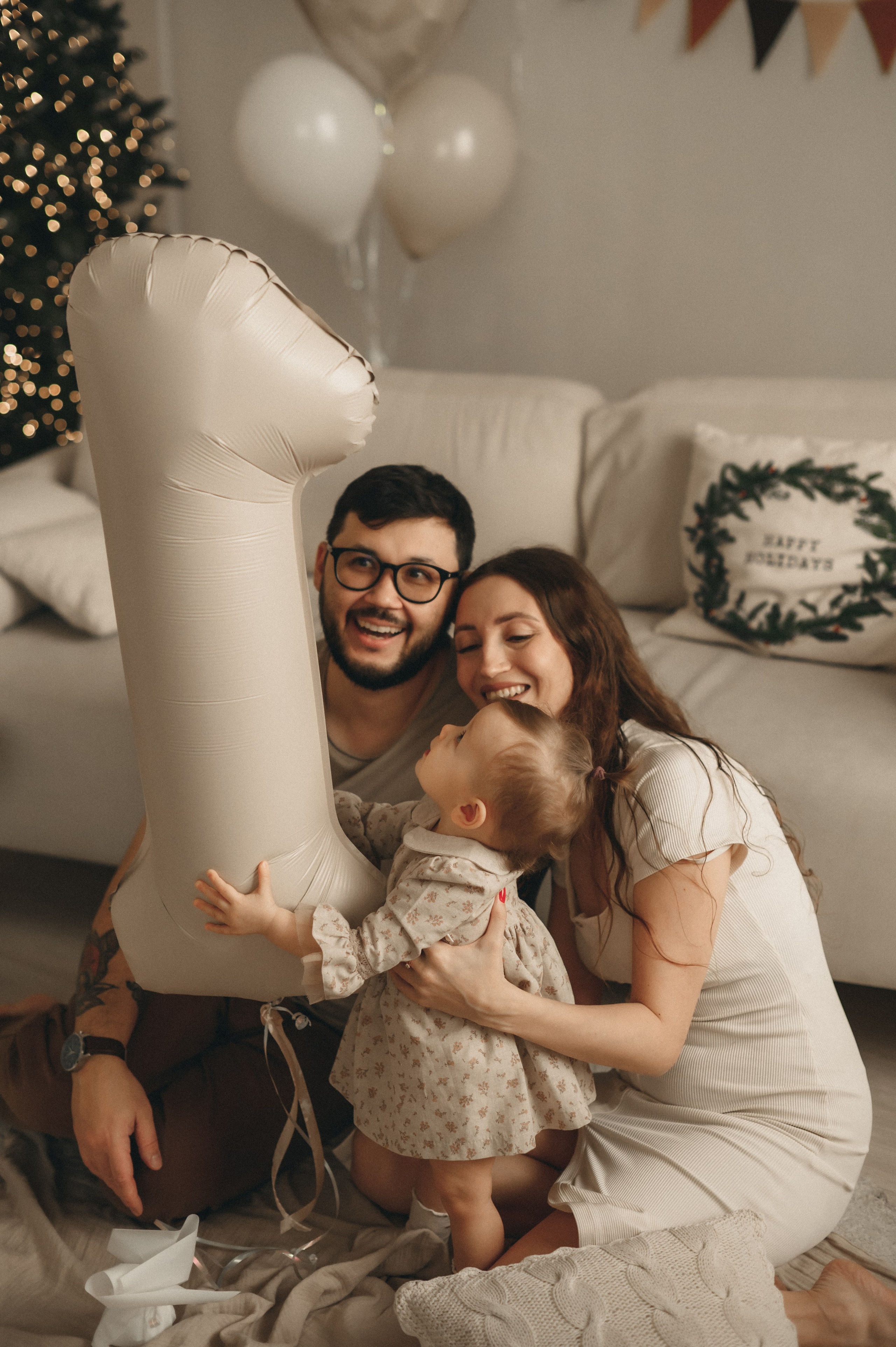 Первый и Годик и Новый Год Леи. Семейный фотограф в г. Ставрополь, Сорокина Мария