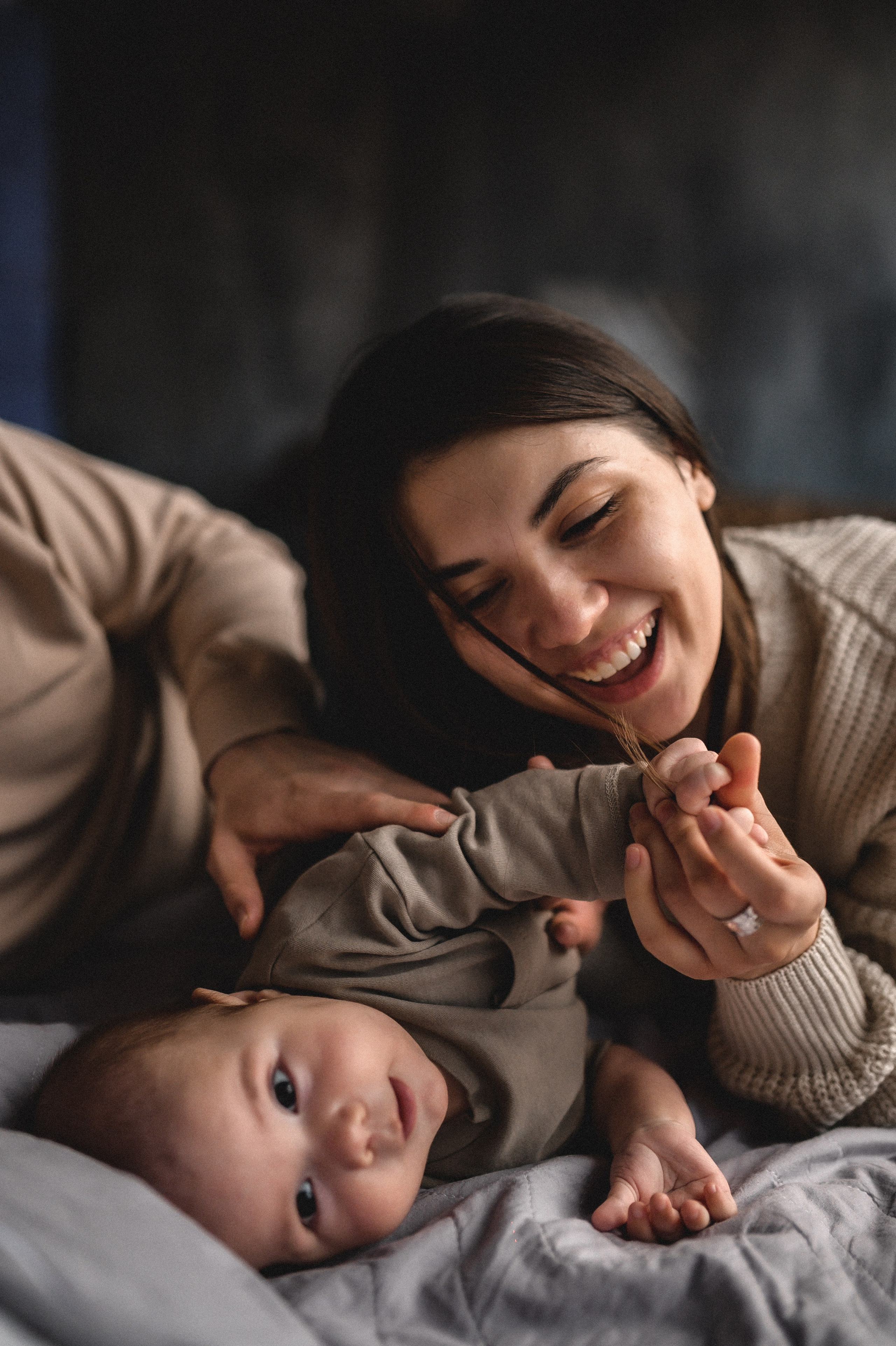 Вова, Юля и Максим в студии Москва. Семейный и свадебный lifestyle-фотограф в Москве Мария Петрова