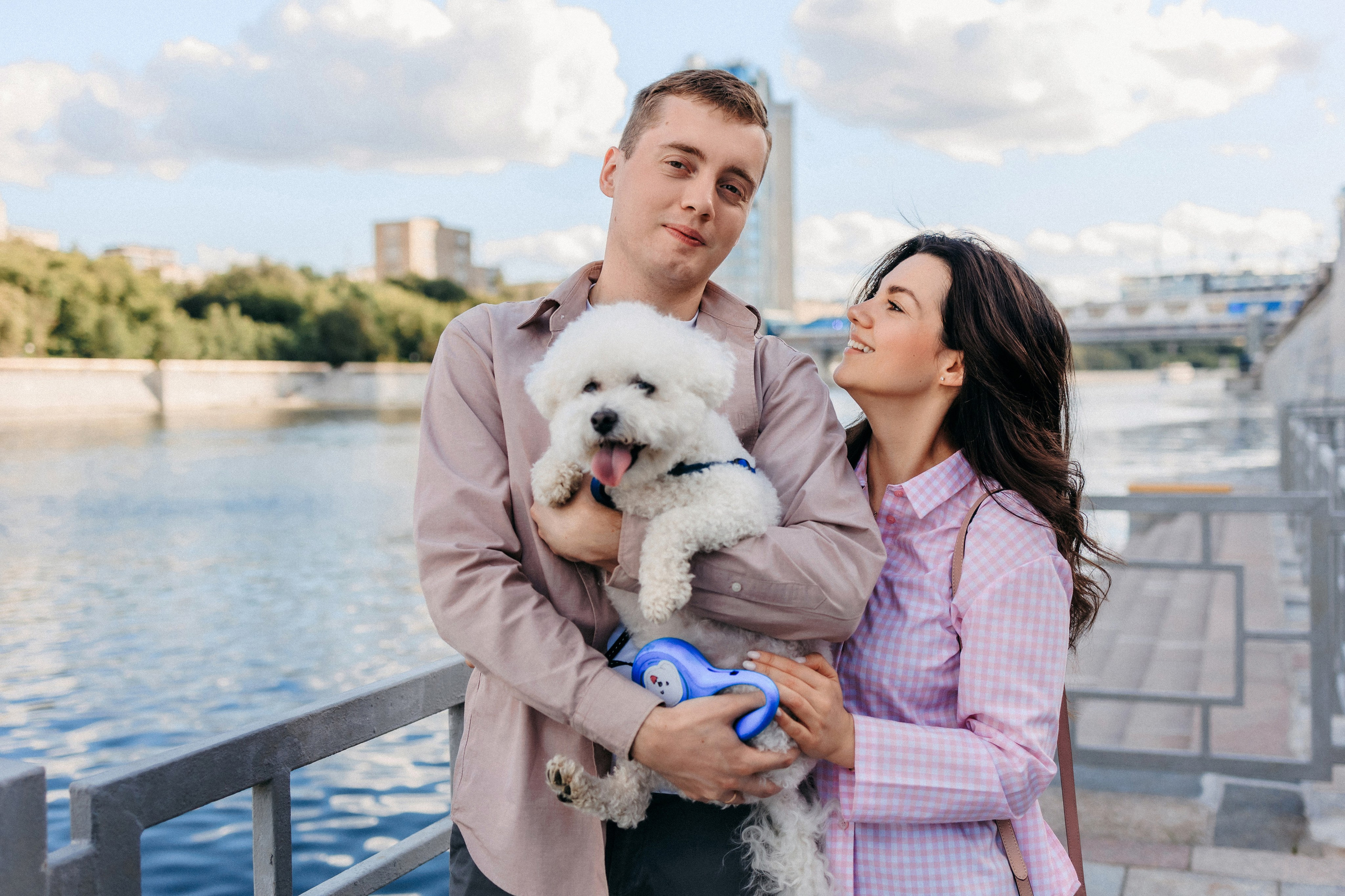 Марина, Данил и Бруно. Фотограф-анималист Елена Радченко, Москва